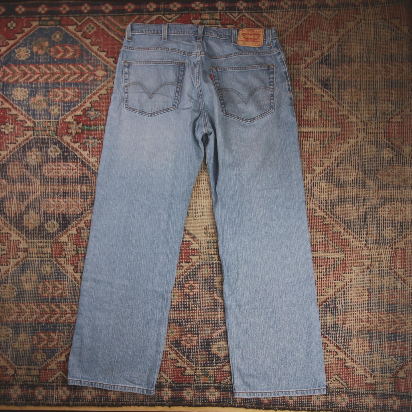 Levi's 559 W36 L29 Straight Leg Relaxed Fit Blue Denim Jeans
