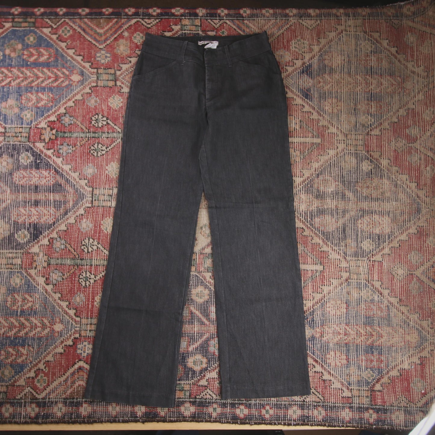 Lee W30 L31 Straight Leg Black Denim Jeans