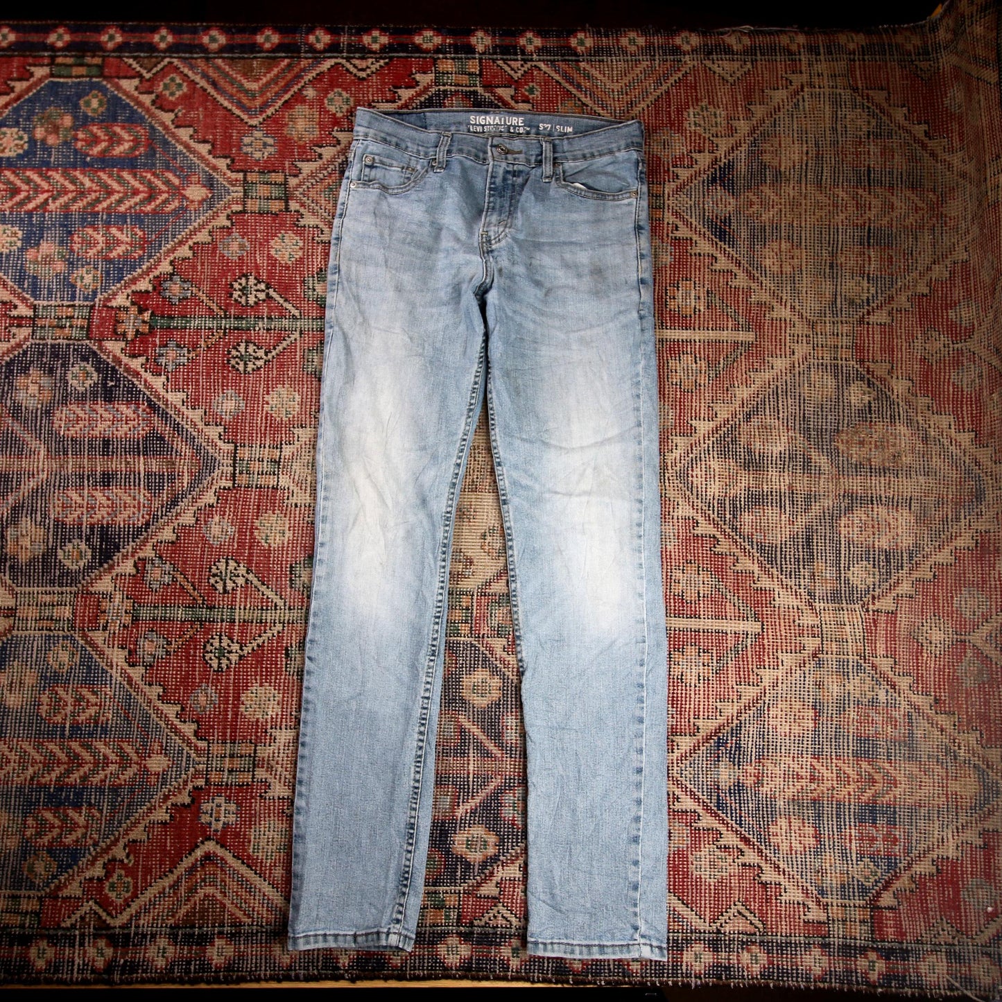 Levi's Signature W30 L30 Slim Fit Blue Denim Jeans