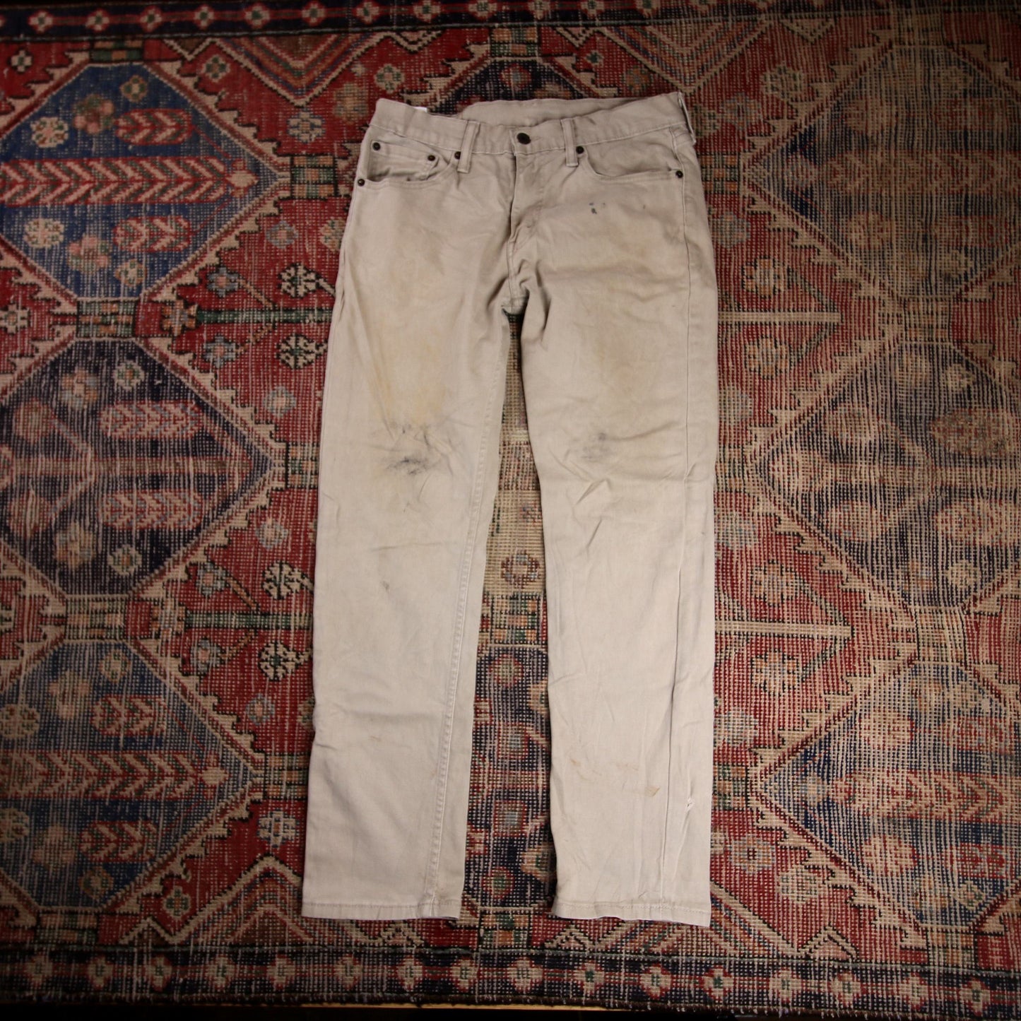 Levi's 511 W30 L29 Slim Fit Beige Denim Jeans