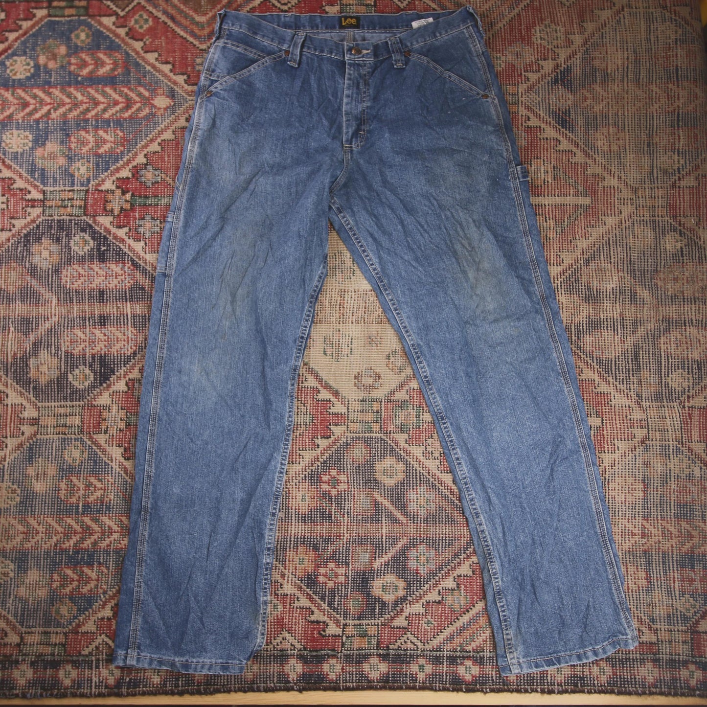 Lee W36 L32 Carpenter Blue Denim Jeans