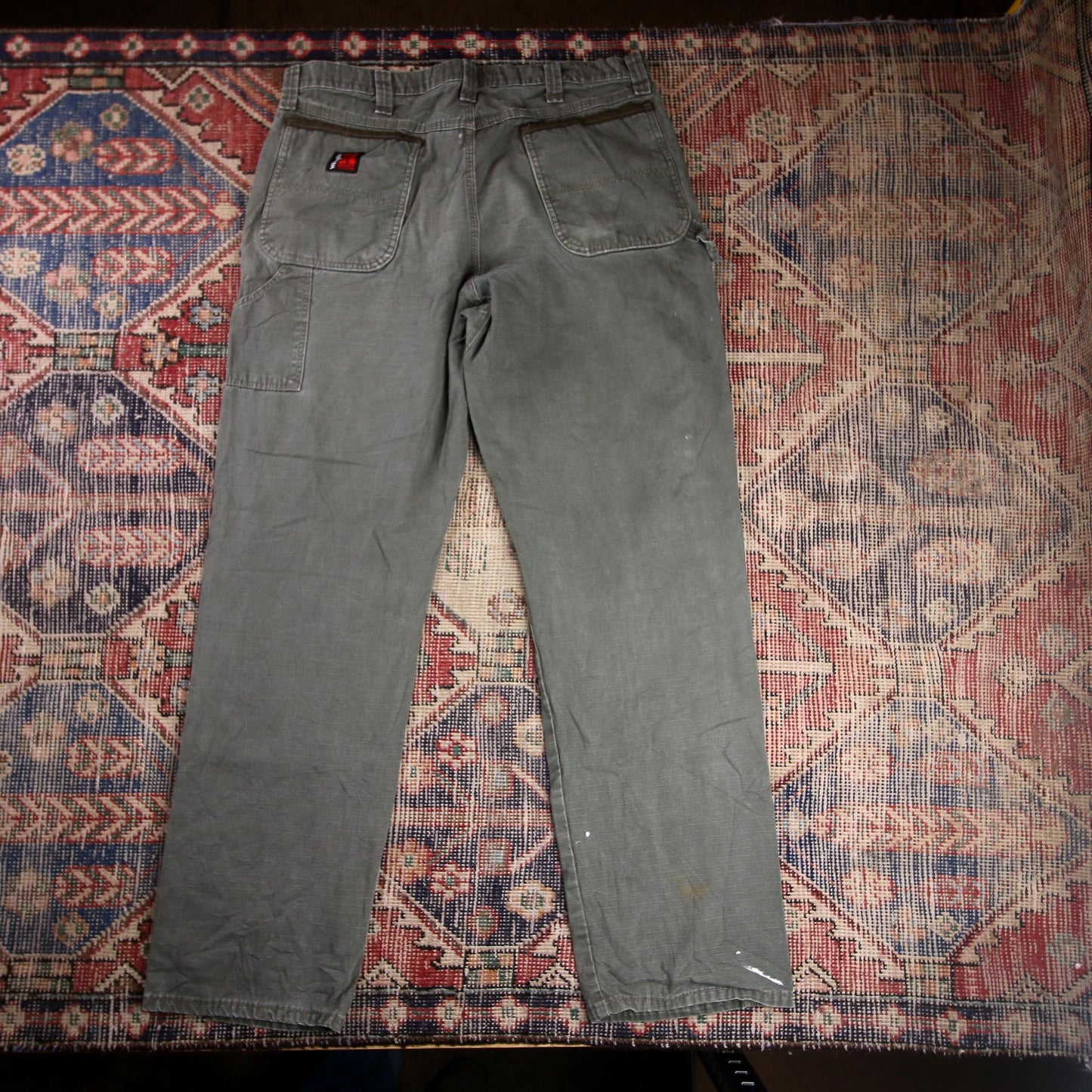 Wrangler W36 L32 Carpenter Green Denim Jeans