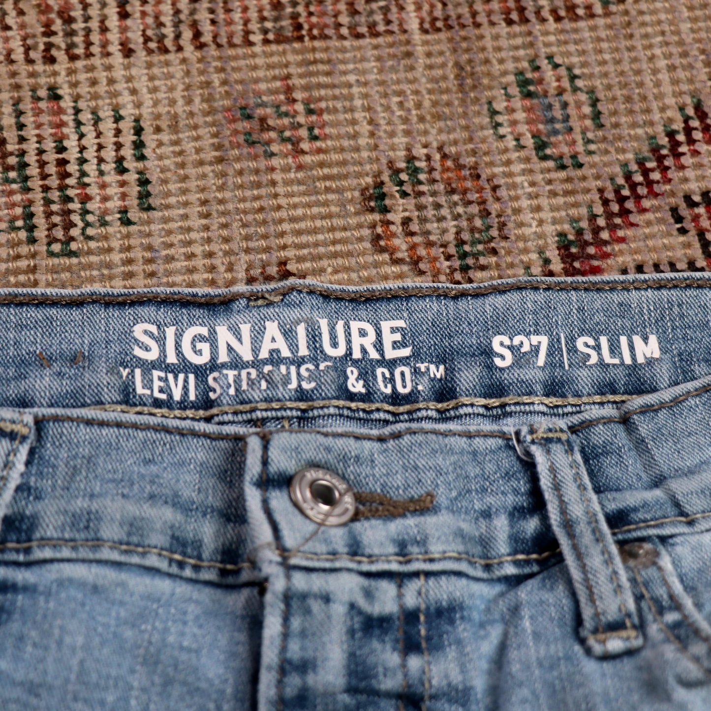 Levi's Signature W30 L30 Slim Fit Blue Denim Jeans