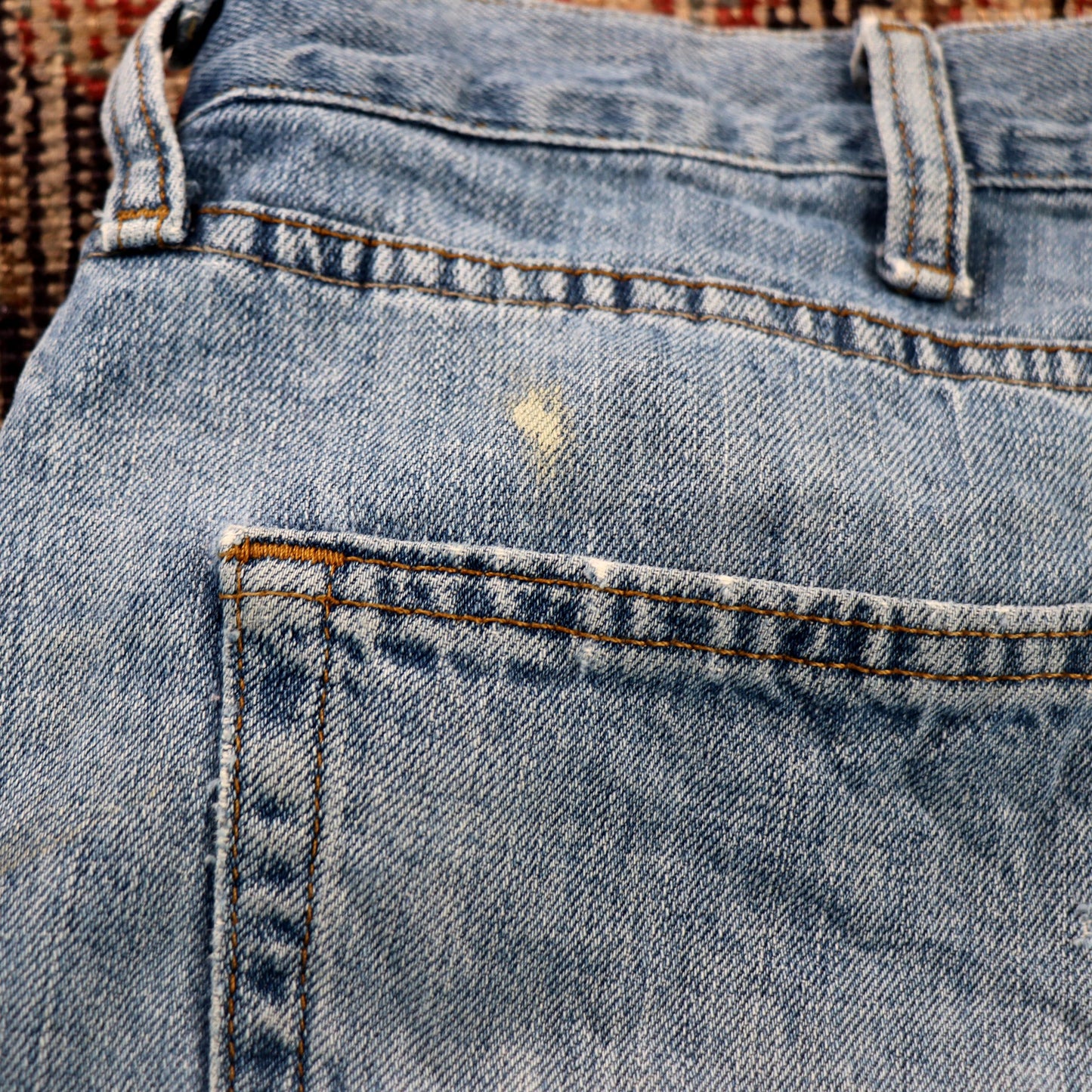 Wrangler W40 L30 Straight Leg Relaxed Fit Blue Denim Jeans