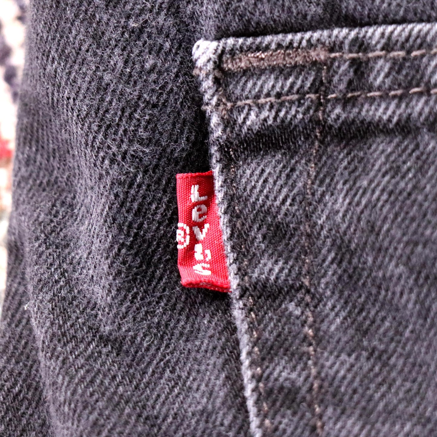 Levi's 501 W32 L32 Original Fit Black Denim Jeans