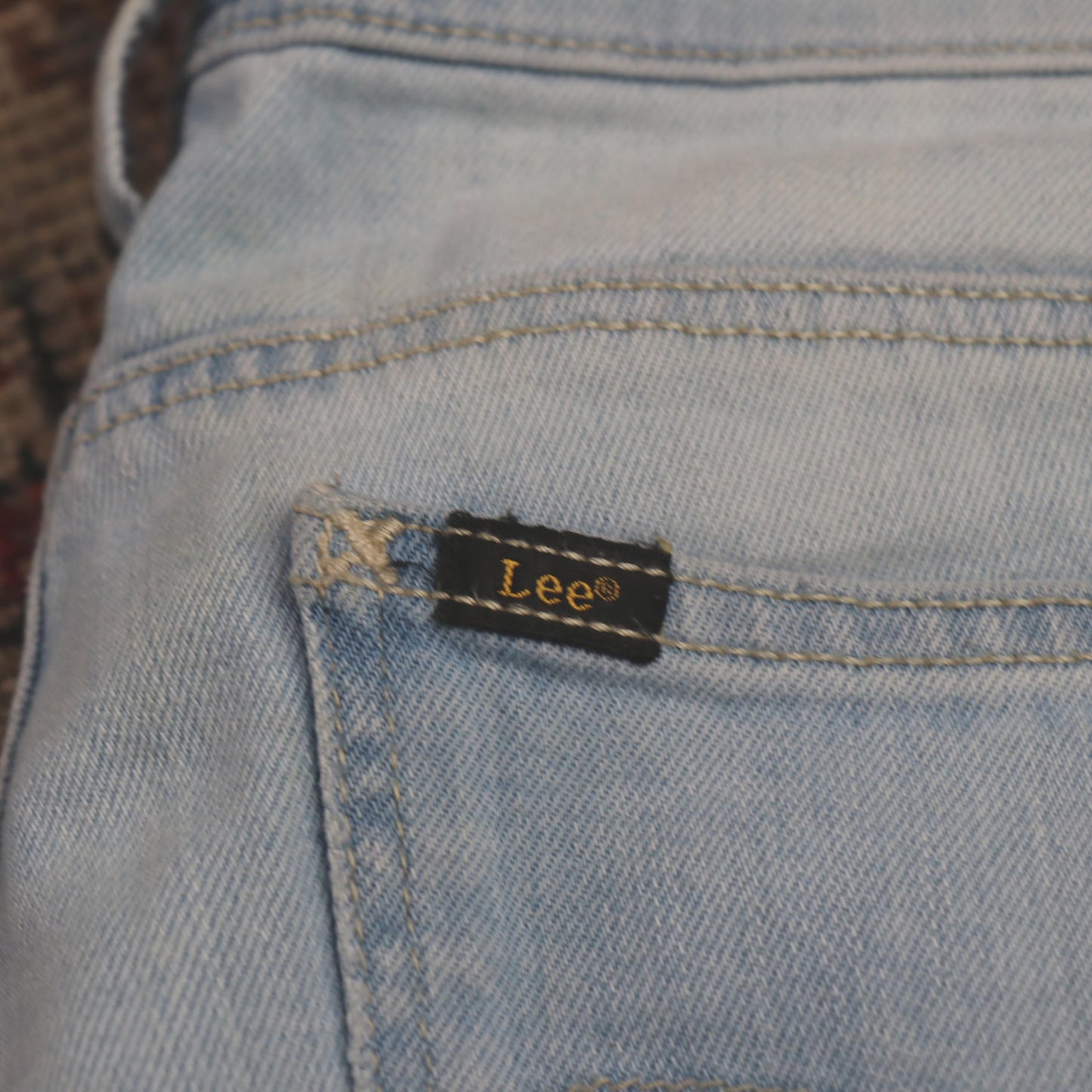 Lee W28 L29 Skinny Blue Denim Jeans