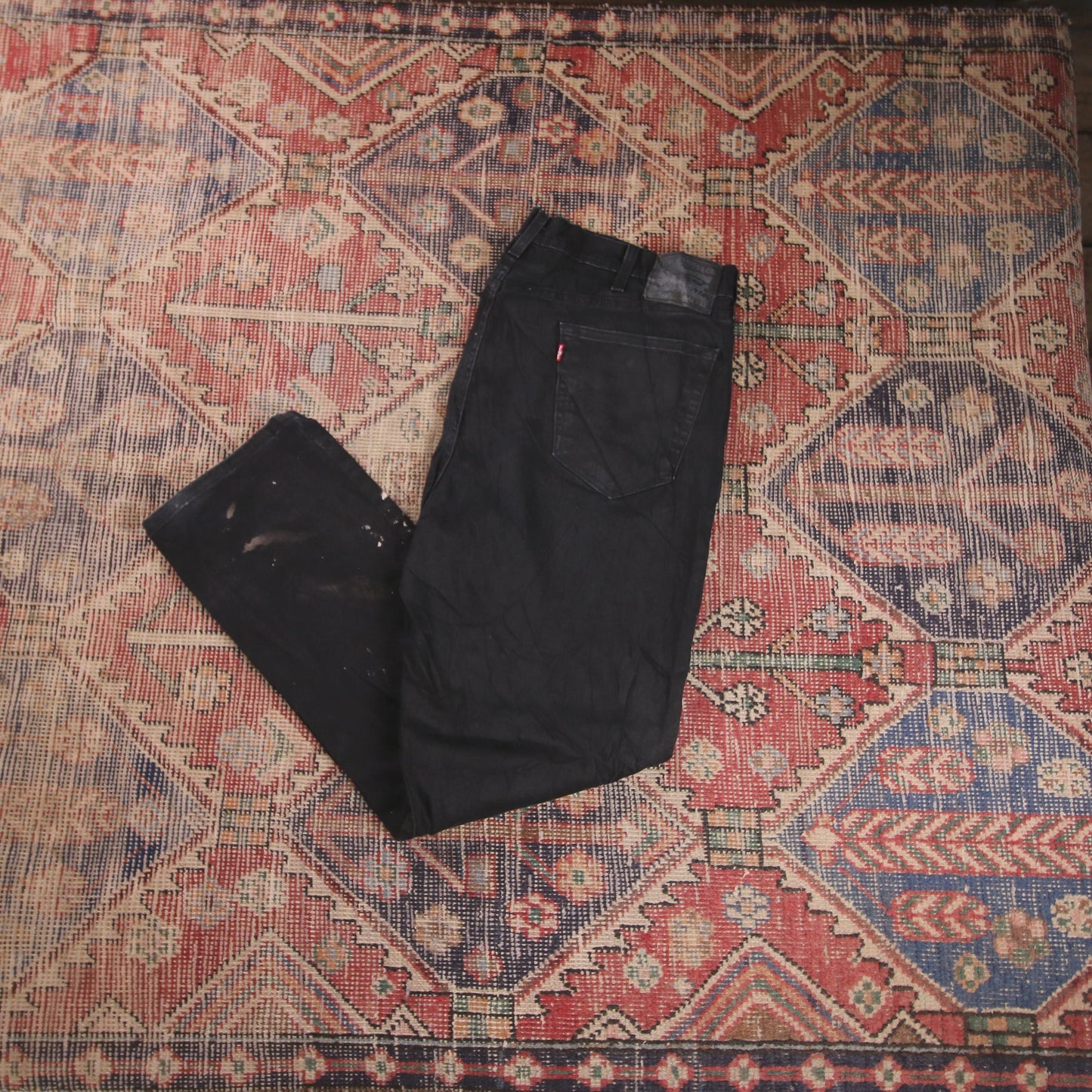 Levi's 541 W40 L30 Tapered Leg Black Denim Jeans