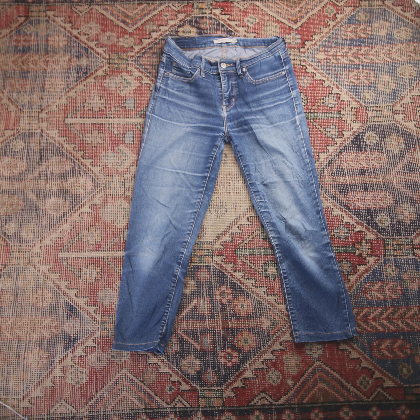 Levi's 321 W30 L22 Skinny Blue Denim Jeans