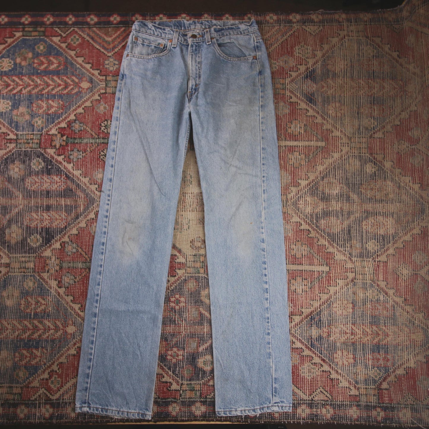 Levi's 505 W30 L33 Straight Leg Regular Fit Blue Denim Jeans