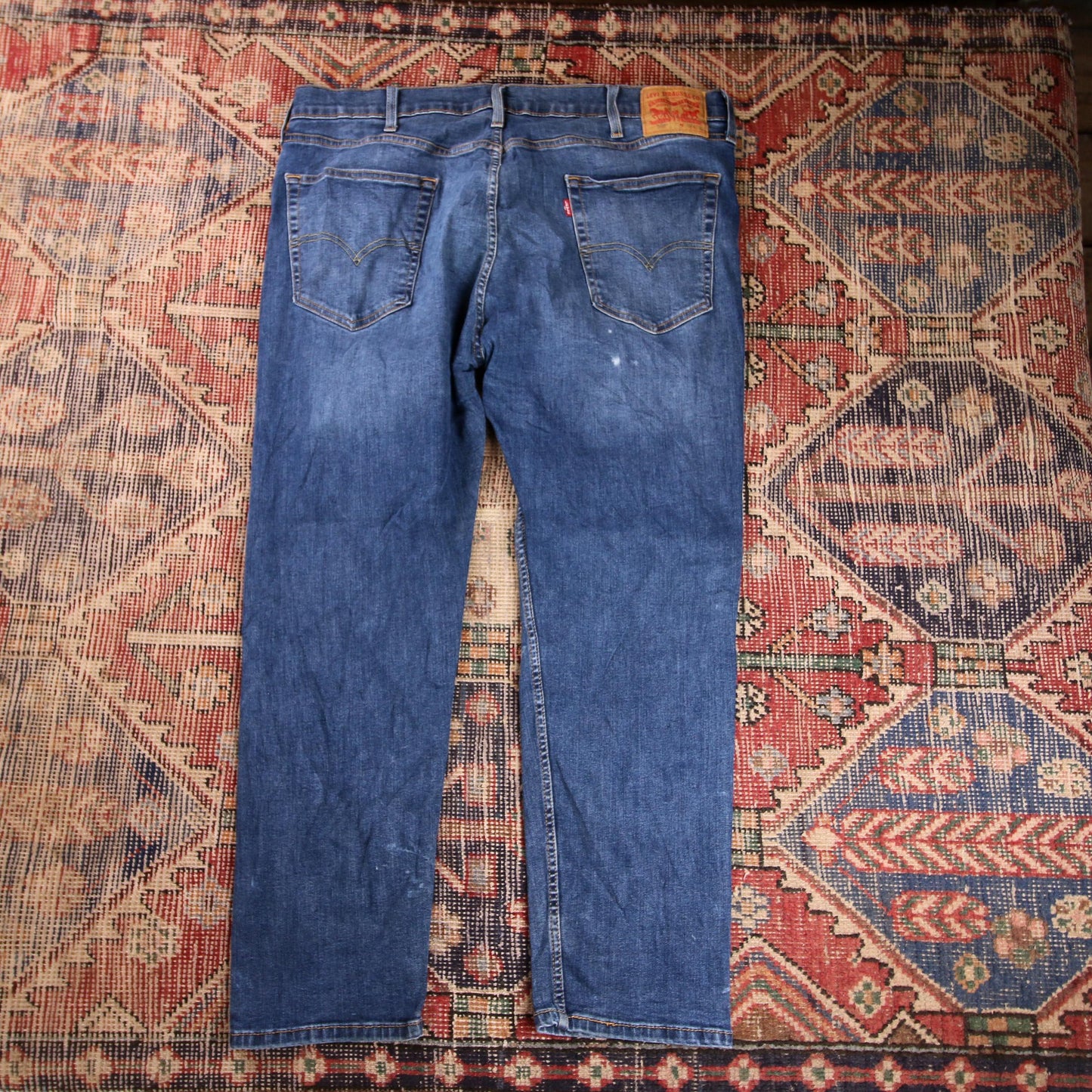 Levi's 502 W40 L28 Tapered Leg Regular Fit Blue Denim Jeans