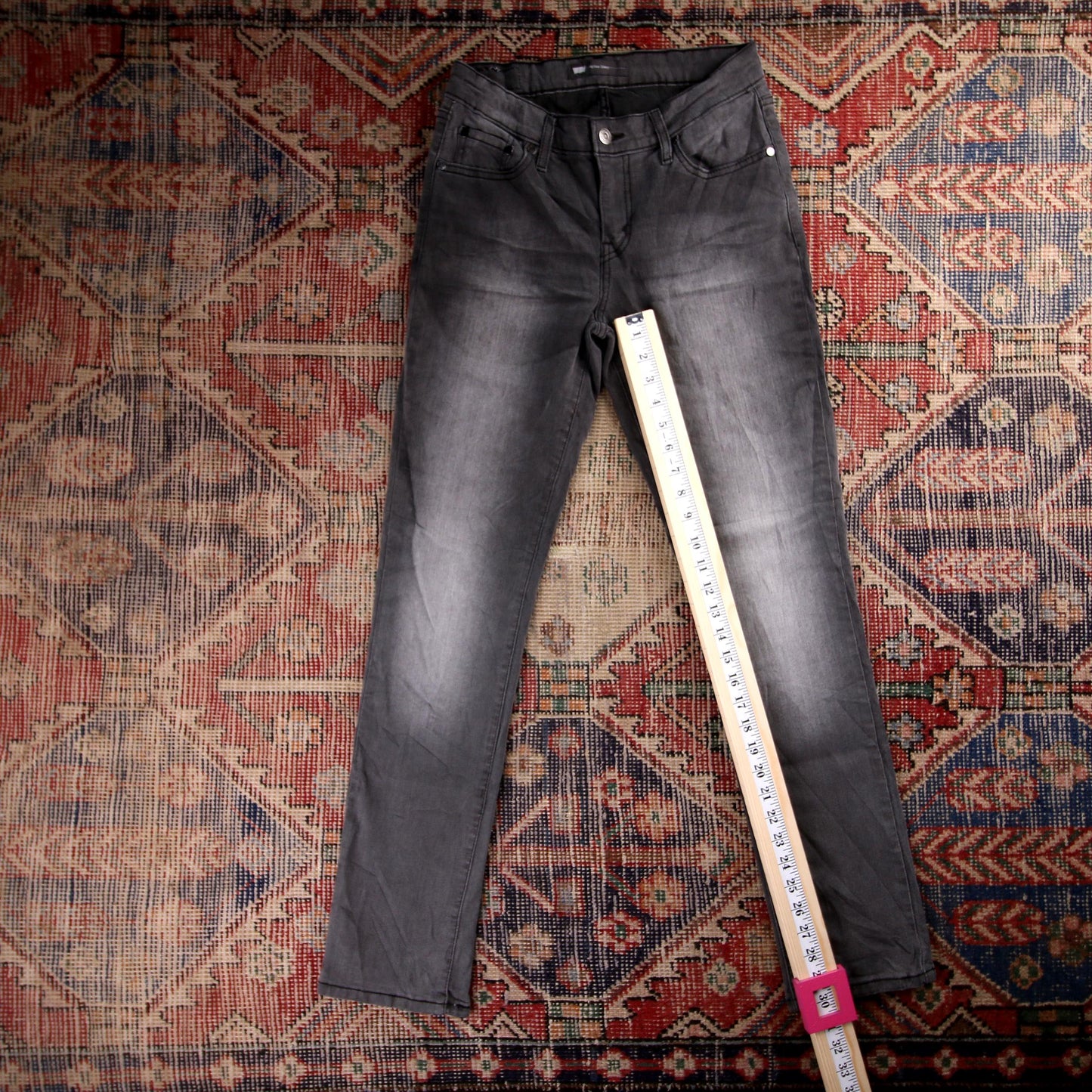 Levi's 511 W28 L30 Slim Fit Grey Denim Jeans