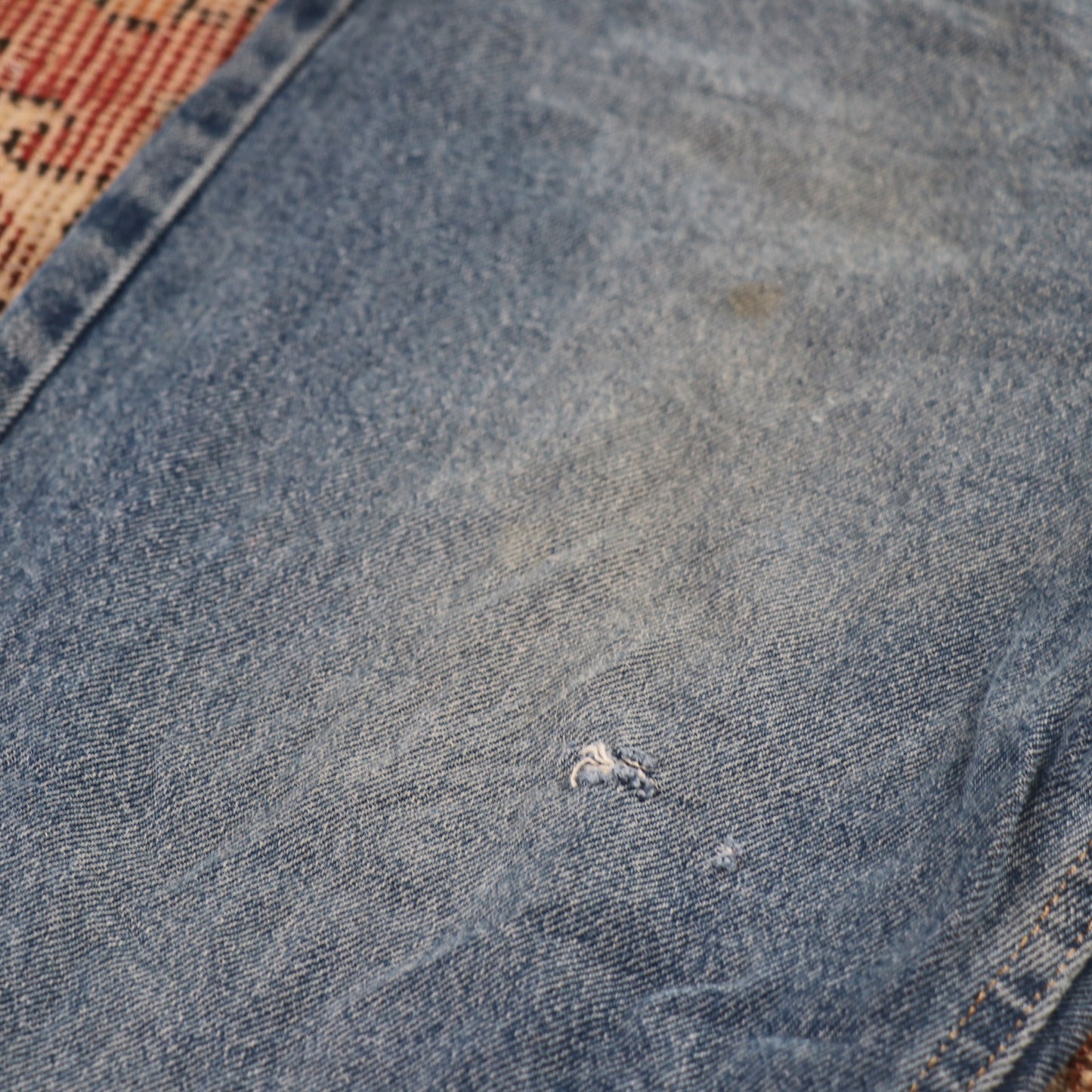 Wrangler W38 L29 Straight Blue Denim Jeans