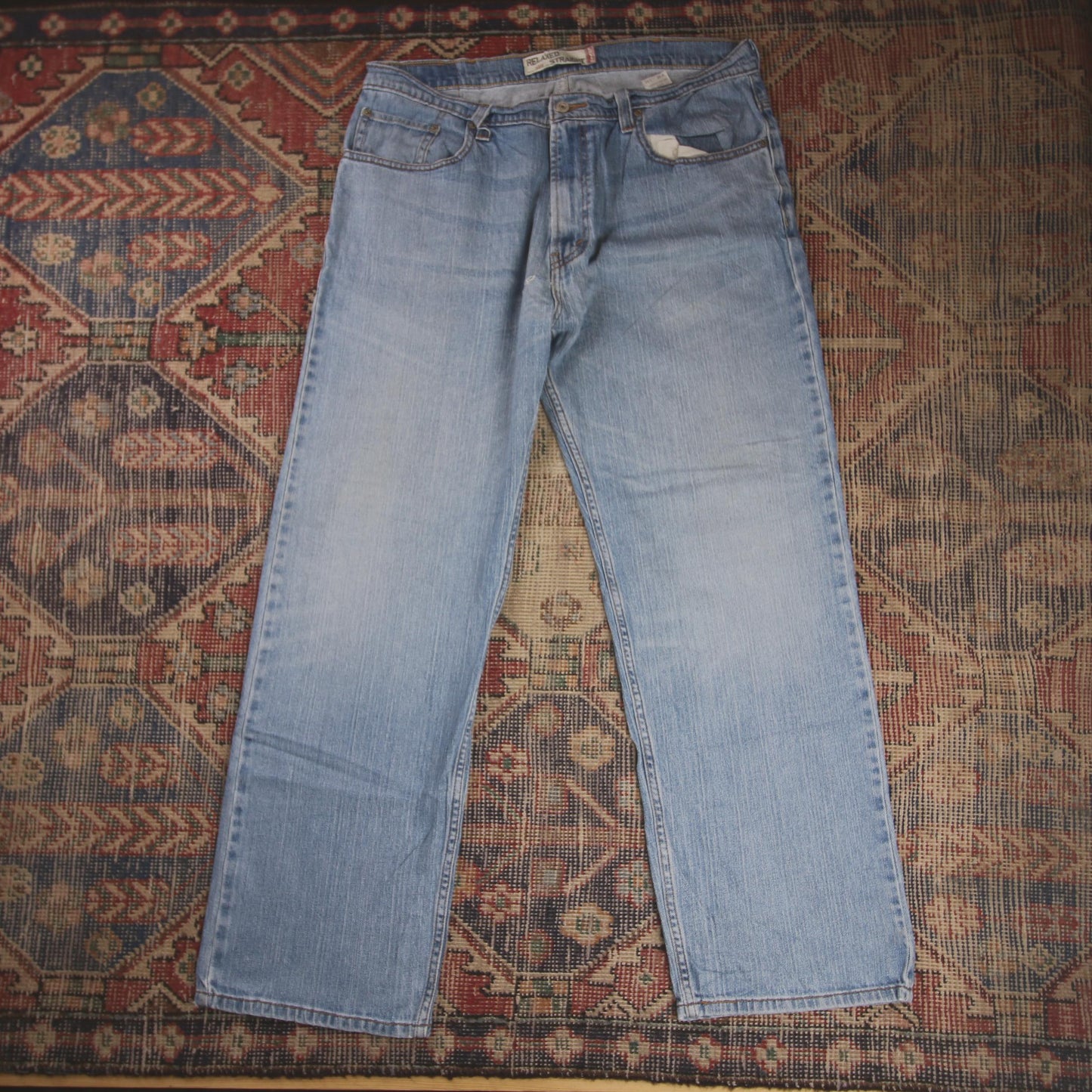 Levi's 559 W36 L29 Straight Leg Relaxed Fit Blue Denim Jeans