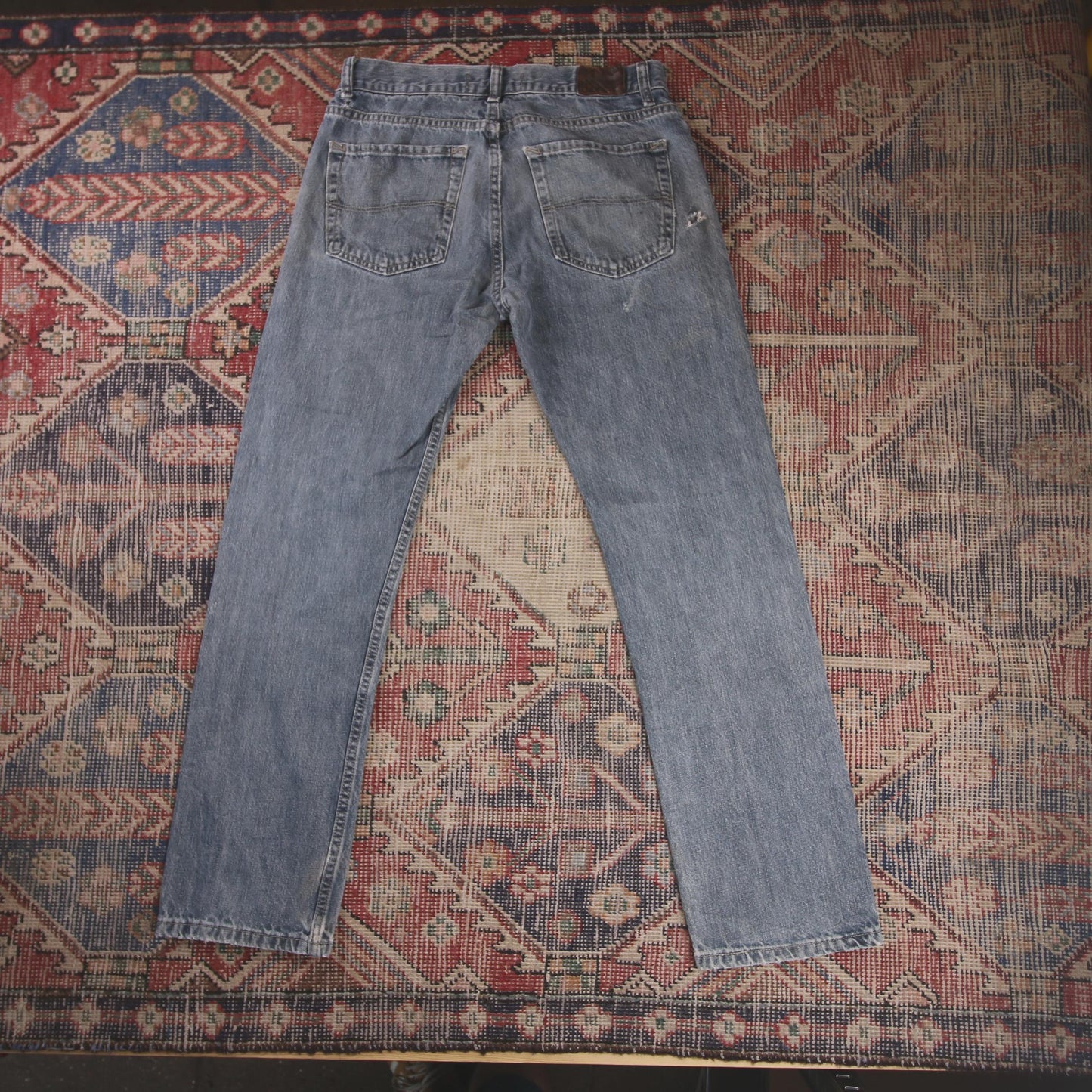 Lee W30 L30 Straight Leg Relaxed Fit Blue Denim Jeans