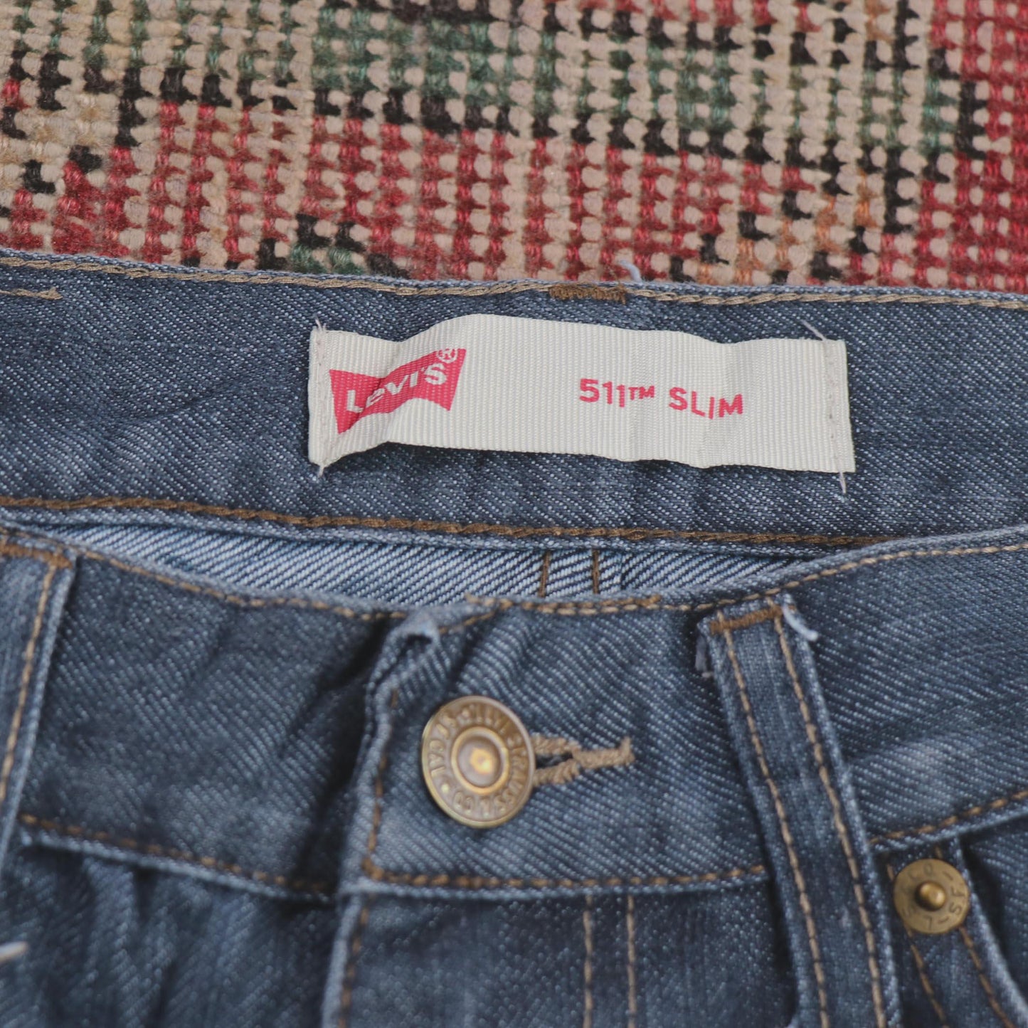 Levi's 511 W28 L28 Slim Fit Blue Denim Jeans