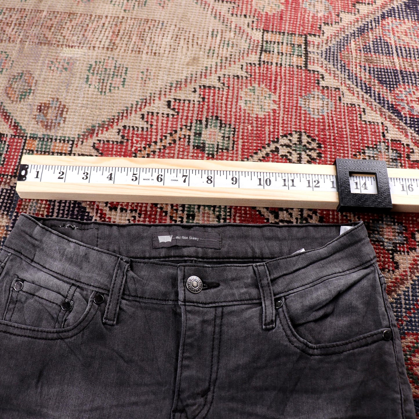 Levi's 511 W28 L30 Slim Fit Grey Denim Jeans