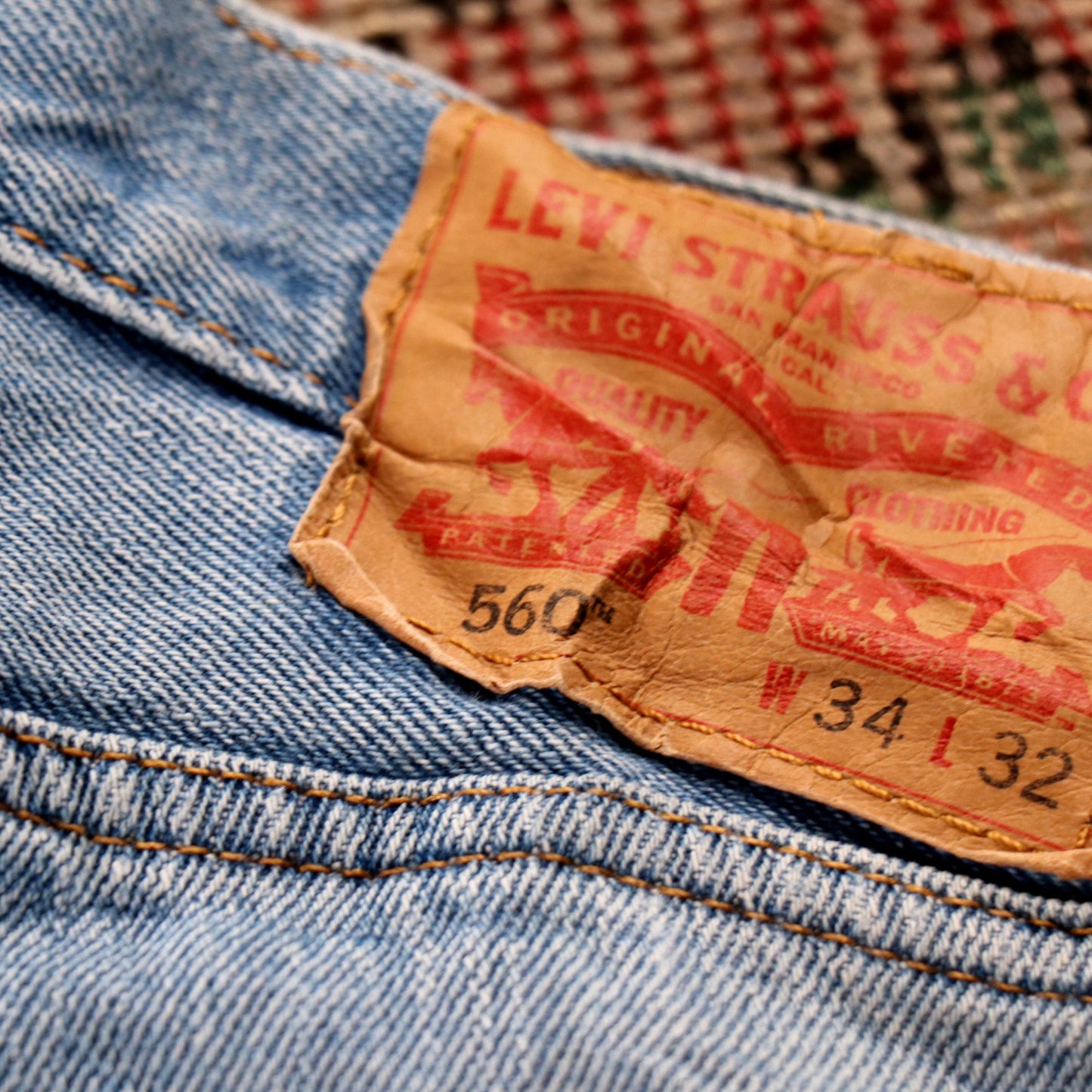 Levi's 560 W34 L30 Comfort Fit Blue Denim Jeans