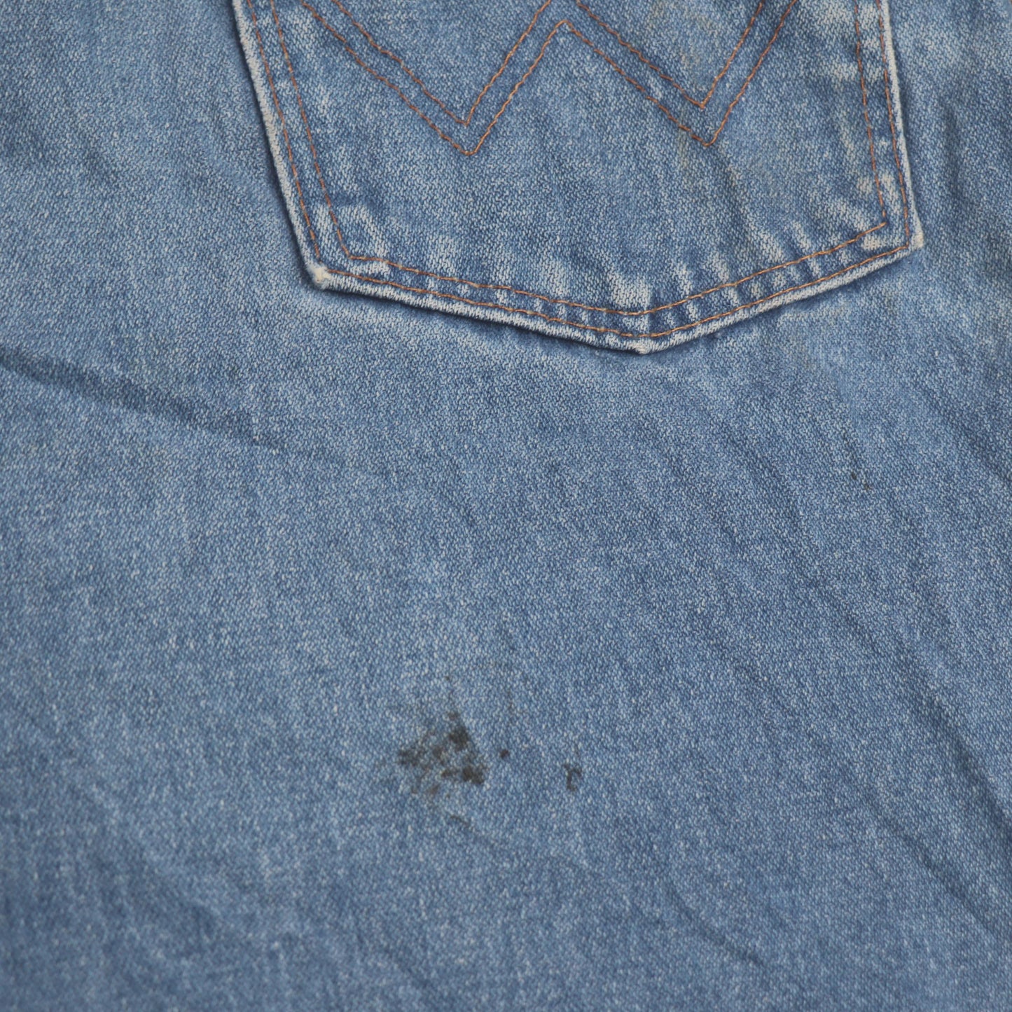 Wrangler W34 L29 Straight Leg Relaxed Fit Blue Denim Jeans