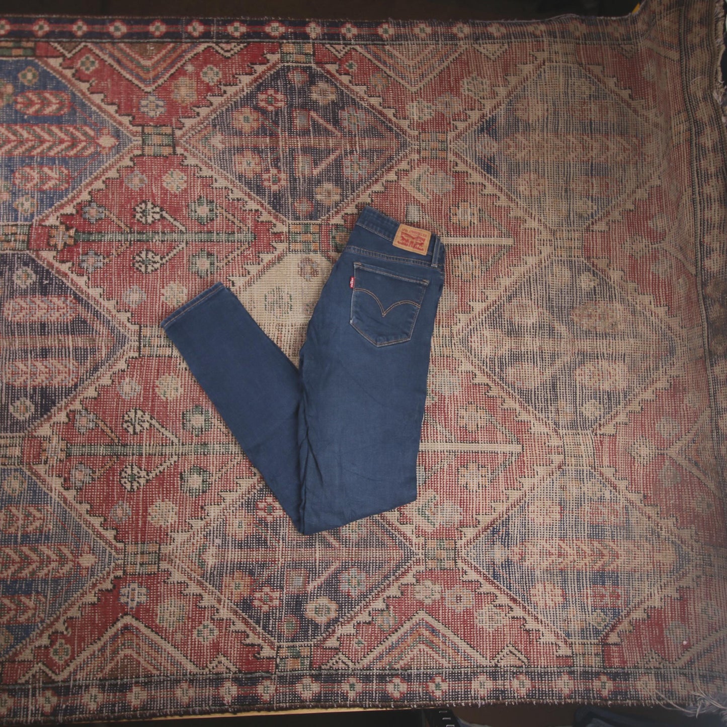 Levi's 711 W26 L29 Skinny Blue Denim Jeans