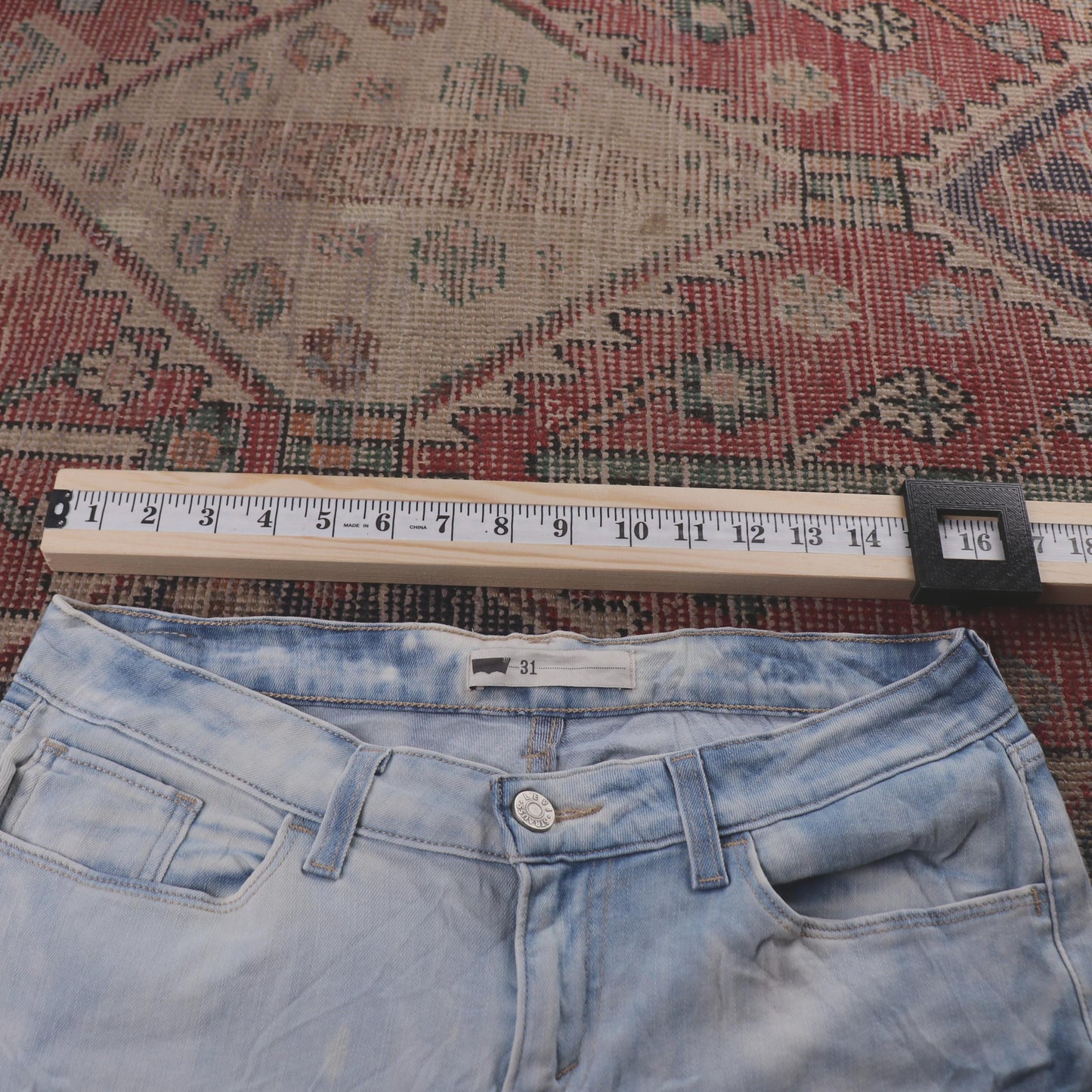 Levi's W32 L29 Skinny Blue Denim Jeans