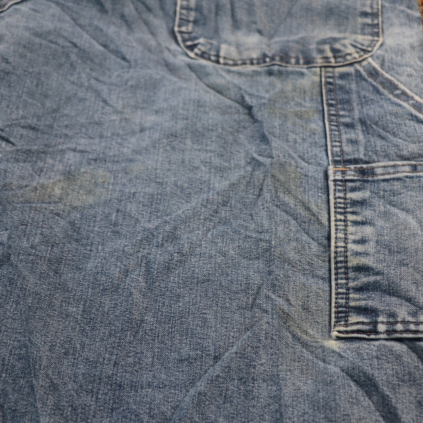 Wrangler W36 L29 Carpenter Classic Ripped Style Blue Denim Jeans