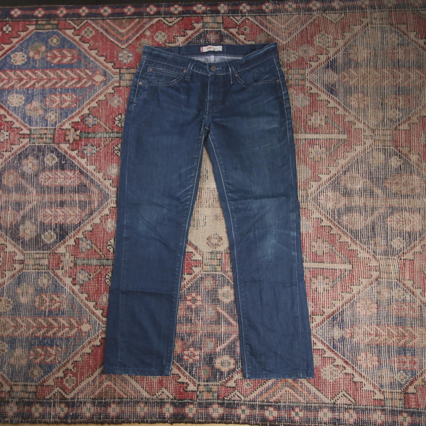 Levi's 491 W32 L27 Slim Fit Blue Denim Jeans