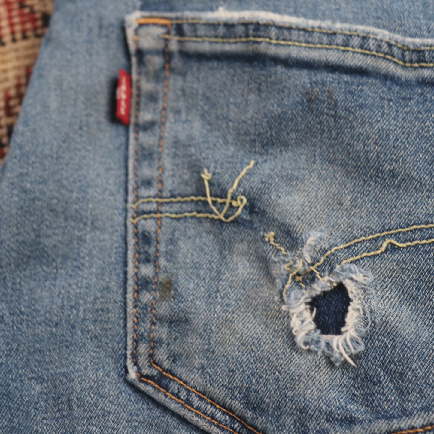 Levi's 527 W34 L32 Bootcut Blue Denim Jeans