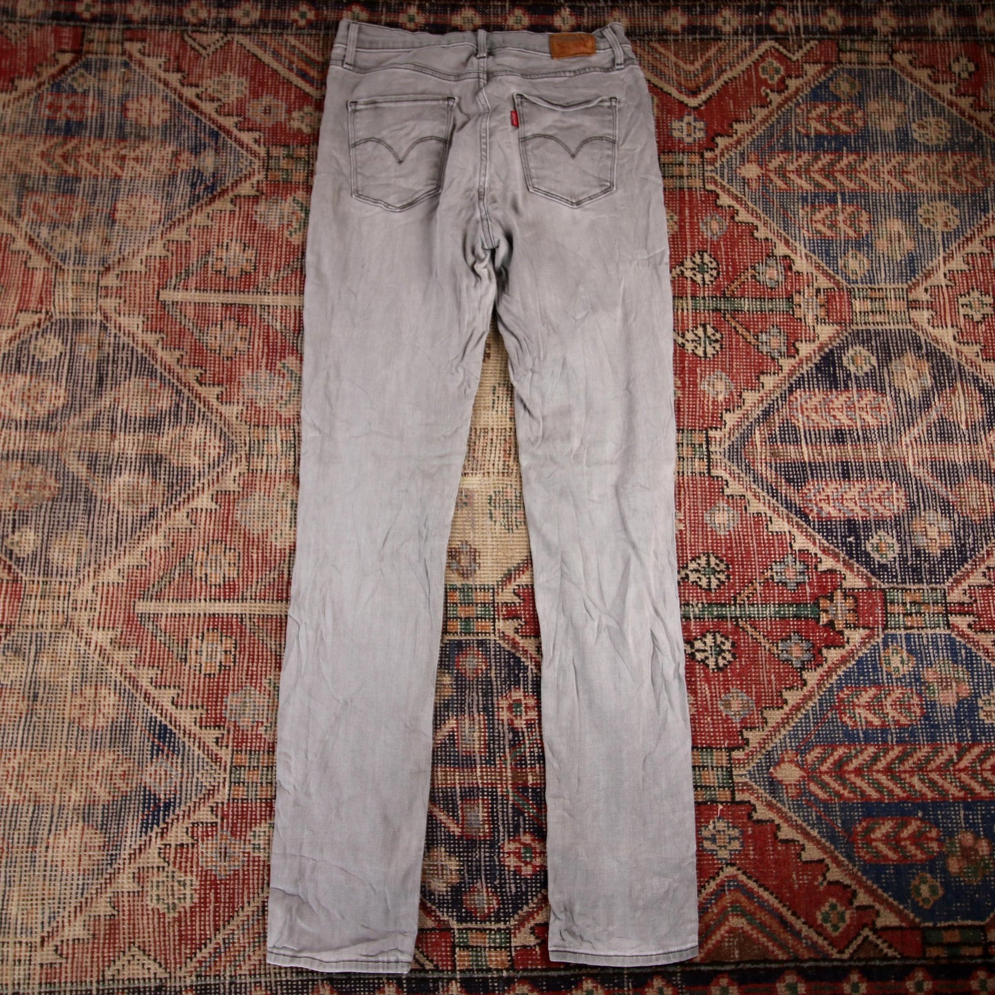 Levi's 312 W30 L33 Skinny Grey Denim Jeans