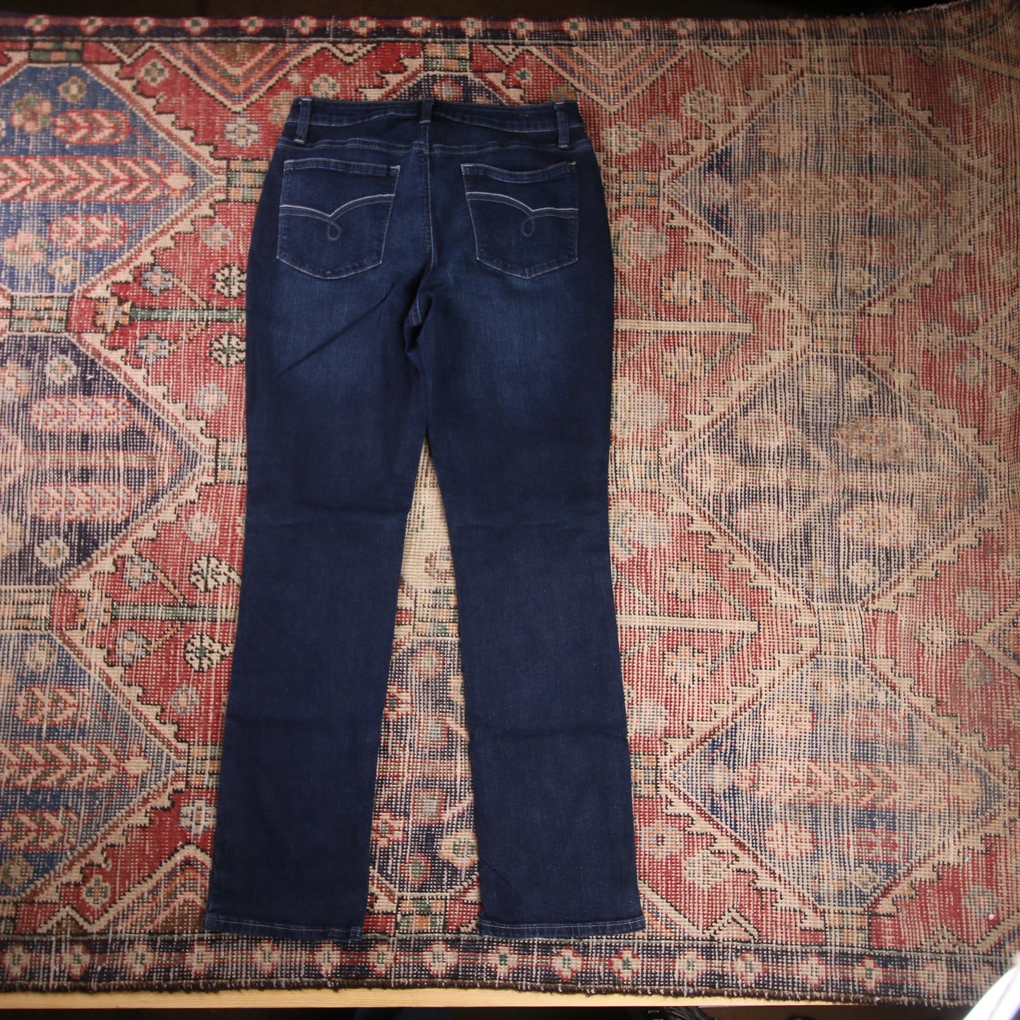 Lee W30 L30 Straight Leg Blue Denim Jeans
