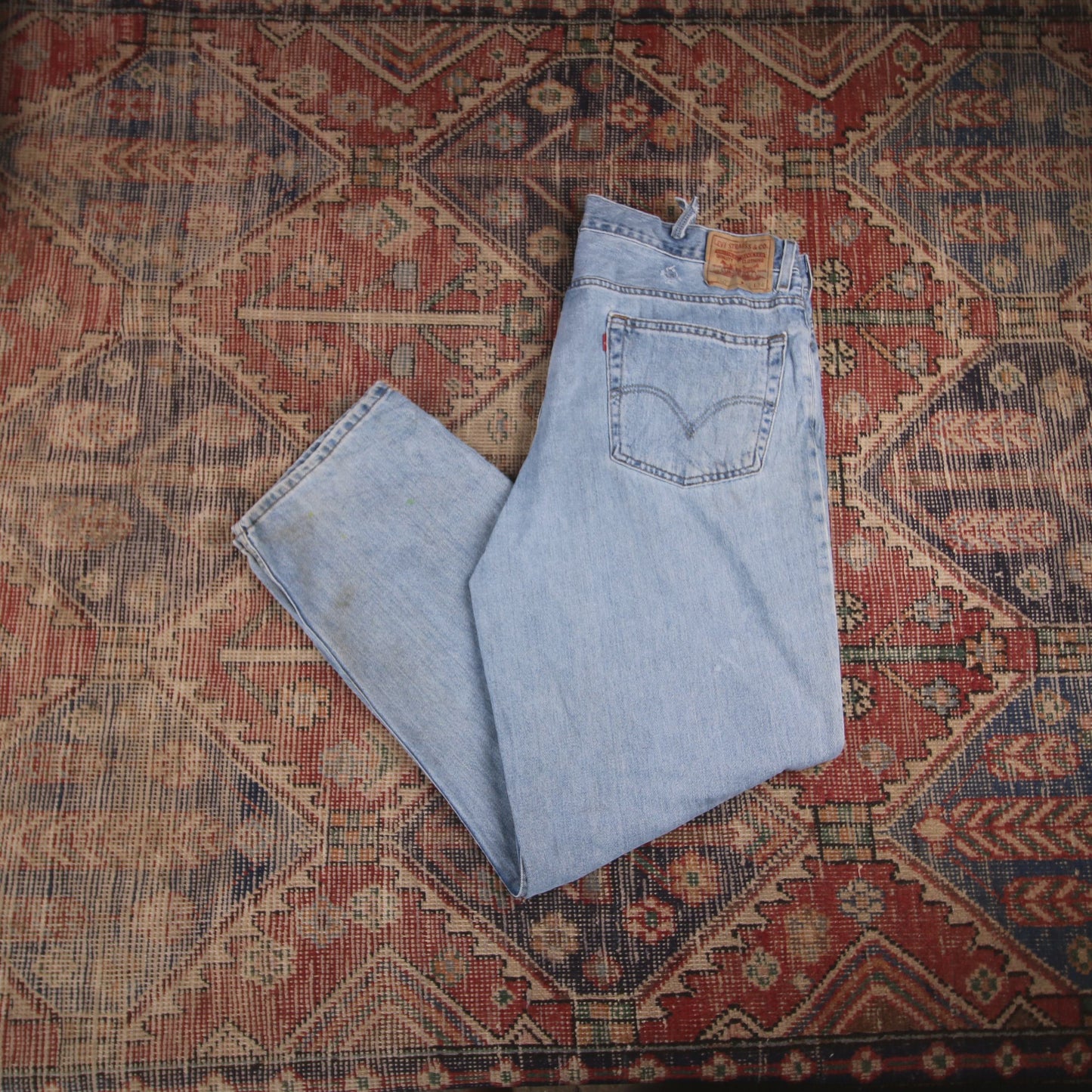 Levi's 560 W42 L33 Comfort Fit Blue Denim Jeans
