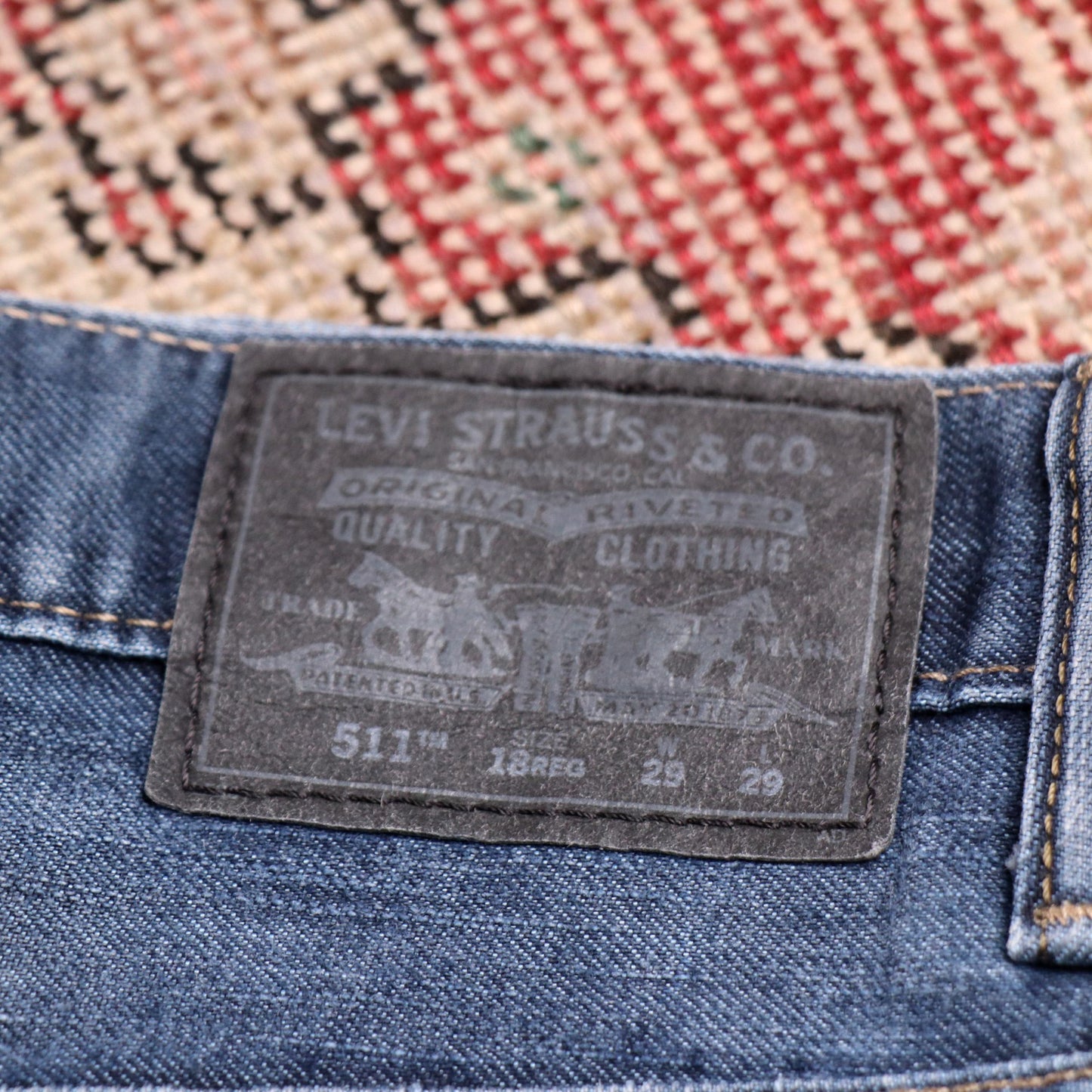 Levi's 511 W30 L30 Slim Fit Blue Denim Jeans