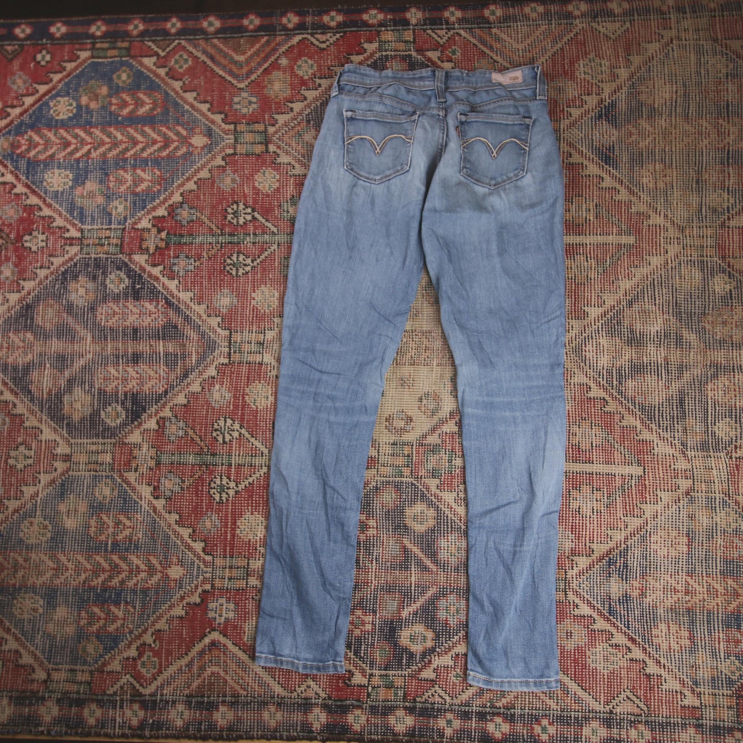Levi's W28 L28 Skinny Blue Denim Jeans