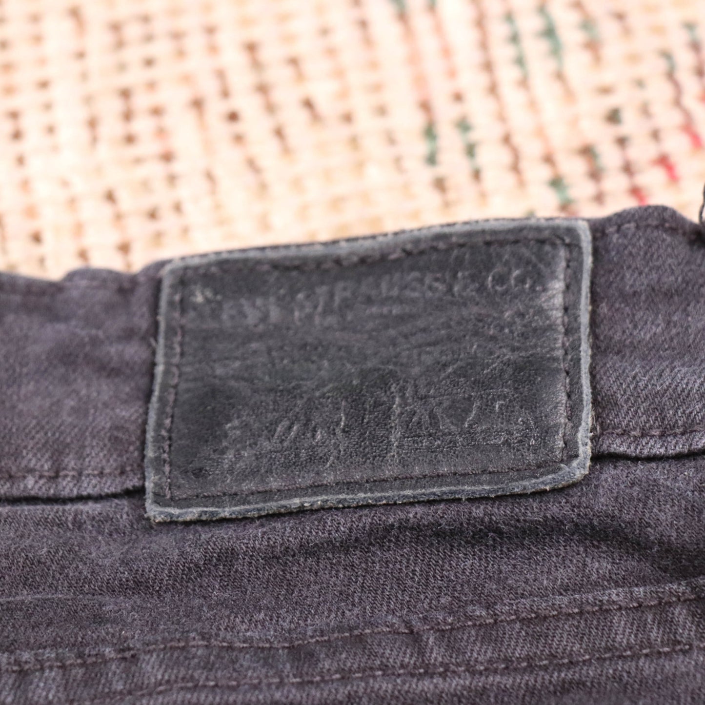Levi's 711 W28 L31 Skinny Black Denim Jeans