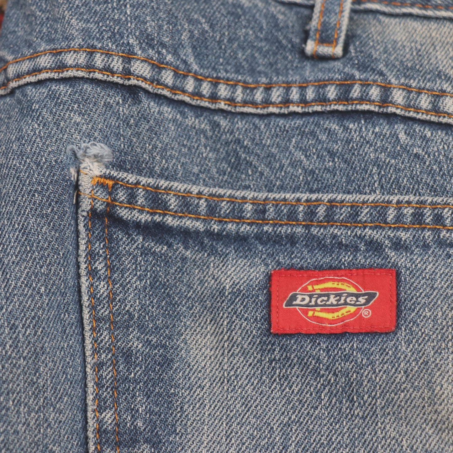 Dickies W36 L28 Straight Leg Blue Denim Jeans