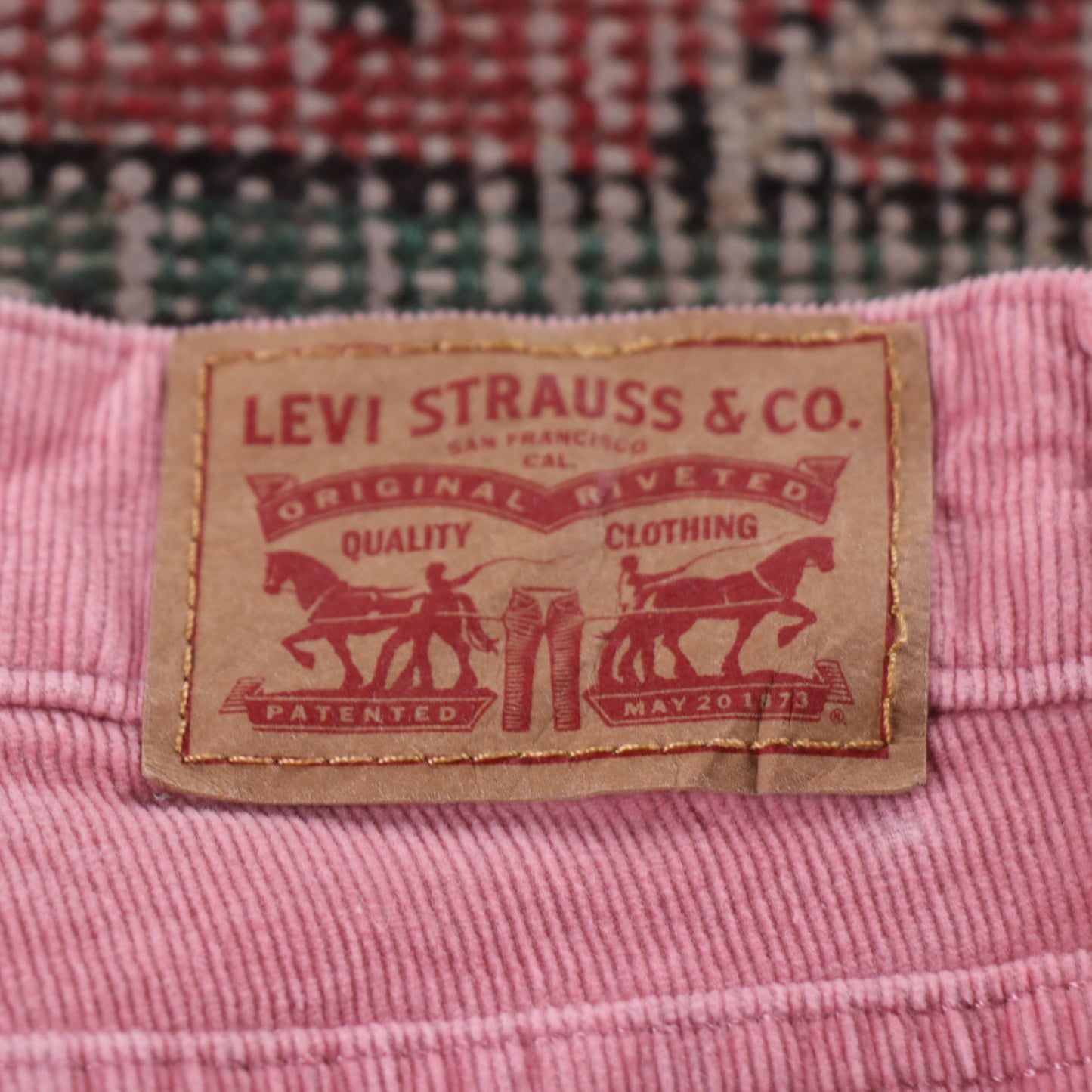 Levi's 727 W32 L28 Skinny Blue Corduroy Jeans