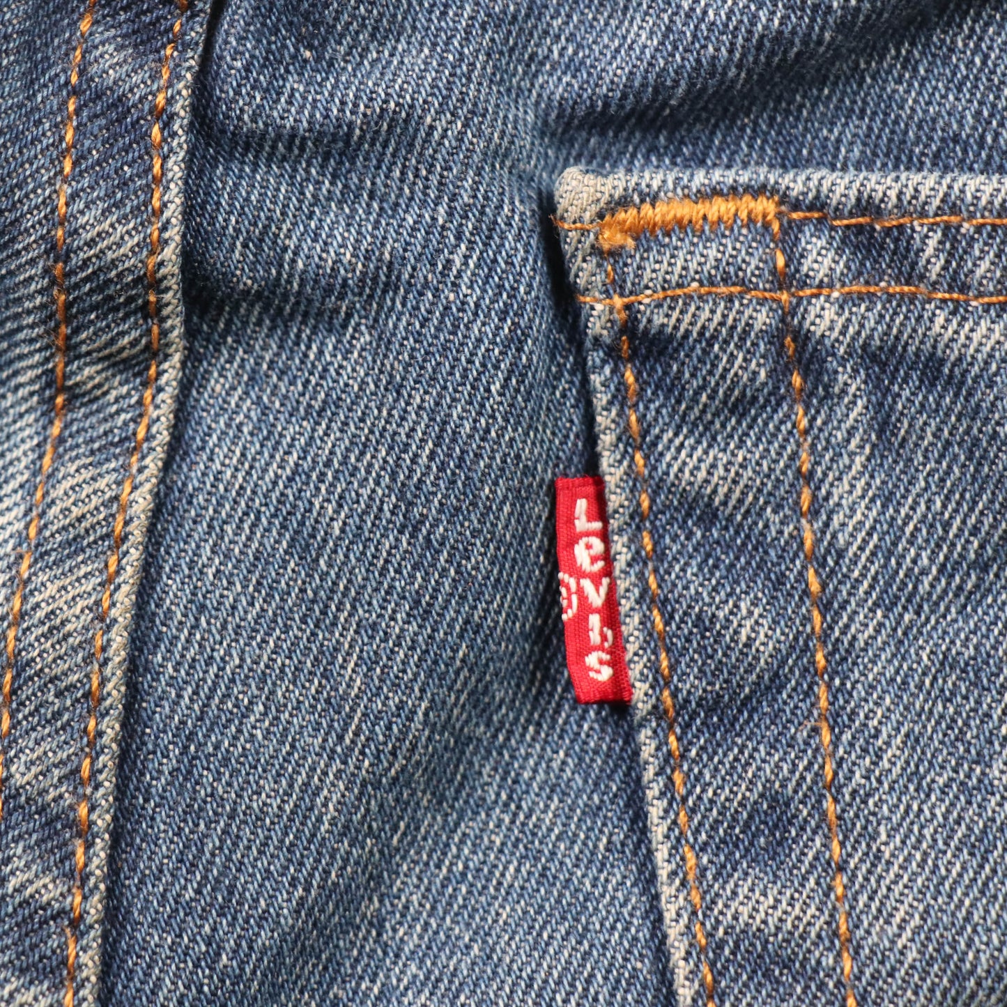 Levi's 516 Red Tab W34 L31 Straight Blue Denim Jeans