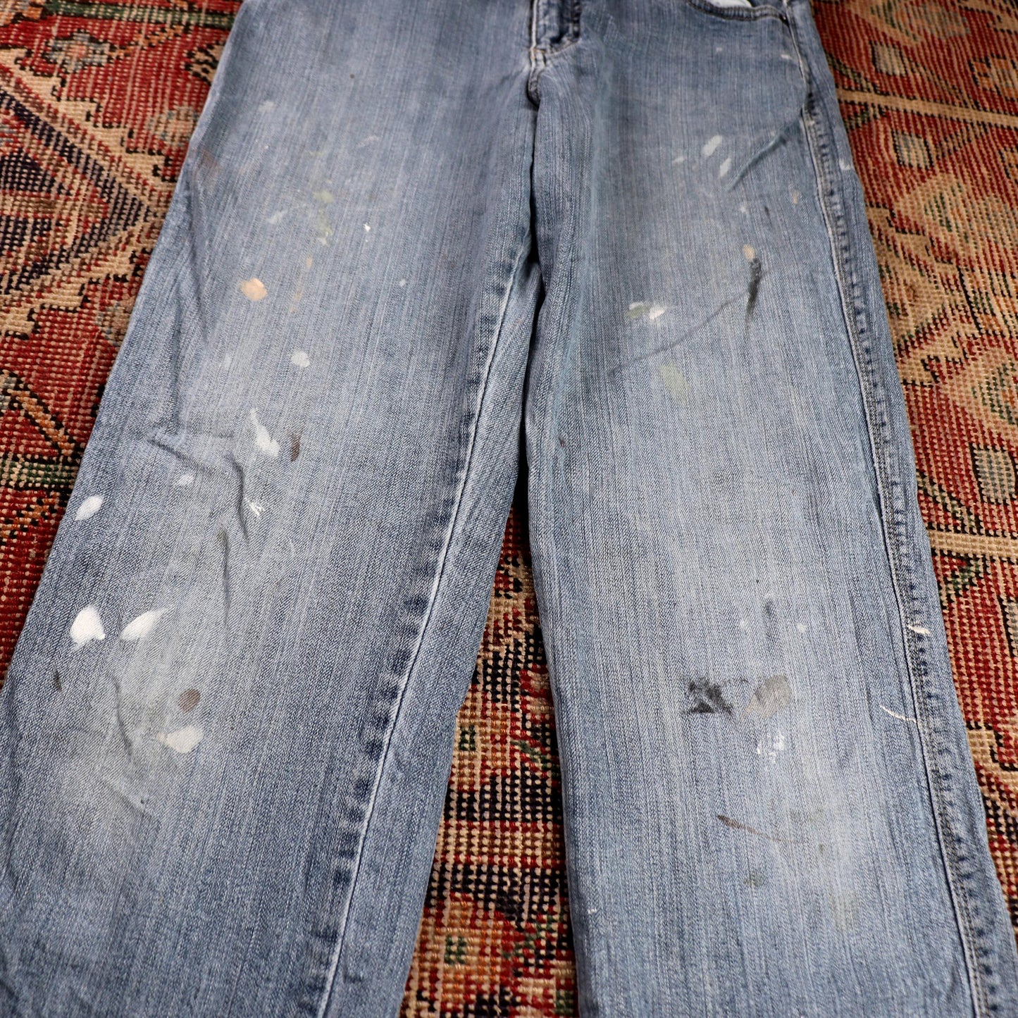 Lee W30 L30 Straight Leg Relaxed Fit Blue Denim Jeans