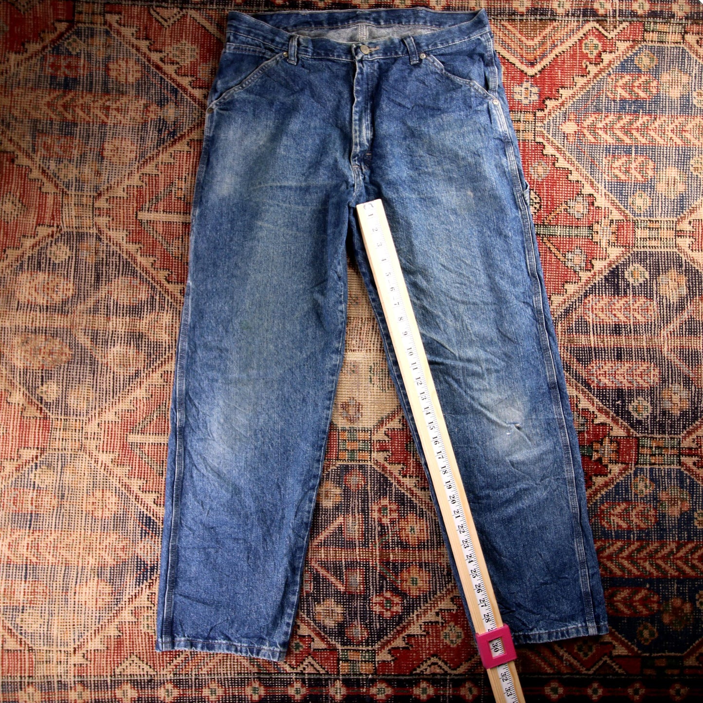 Wrangler W38 L30 Carpenter Blue Denim Jeans