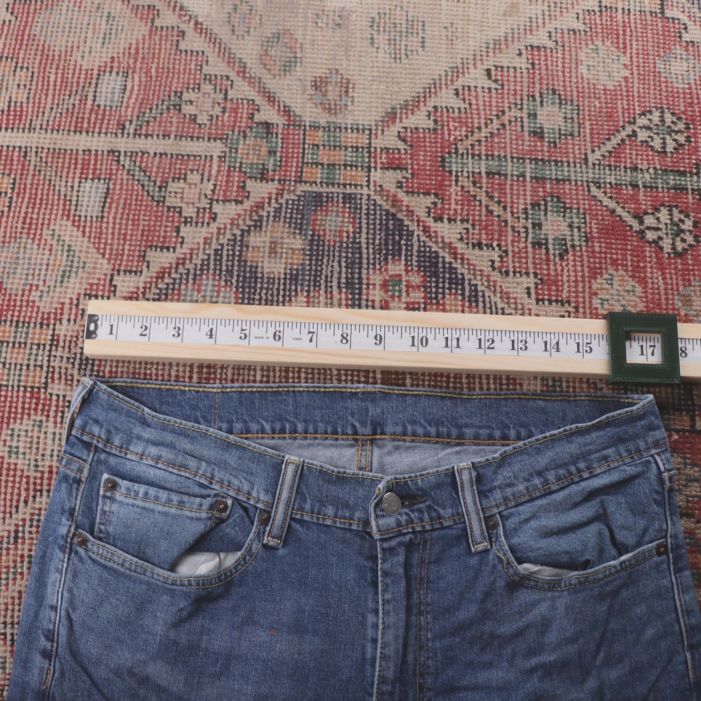 Levi's 514 W34 L31 Straight Leg Blue Denim Jeans
