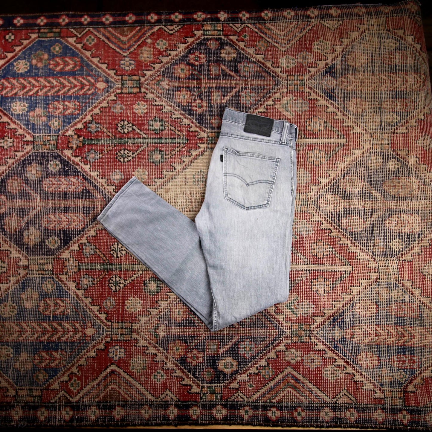 Levi's 510 W32 L31 Skinny Distressed Style Blue Denim Jeans