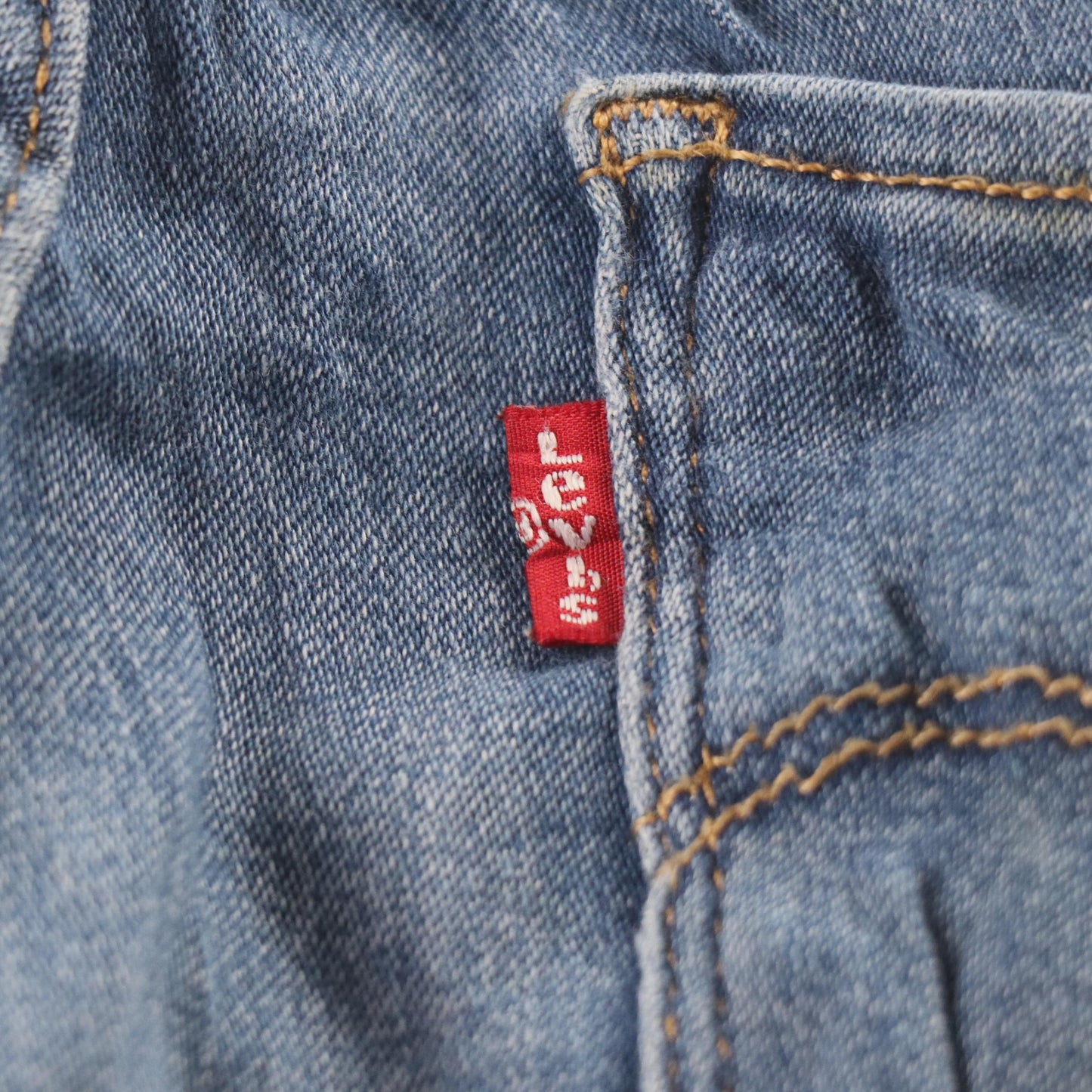 Levi's 711 Red Tab W30 L30 Skinny Blue Denim Jeans