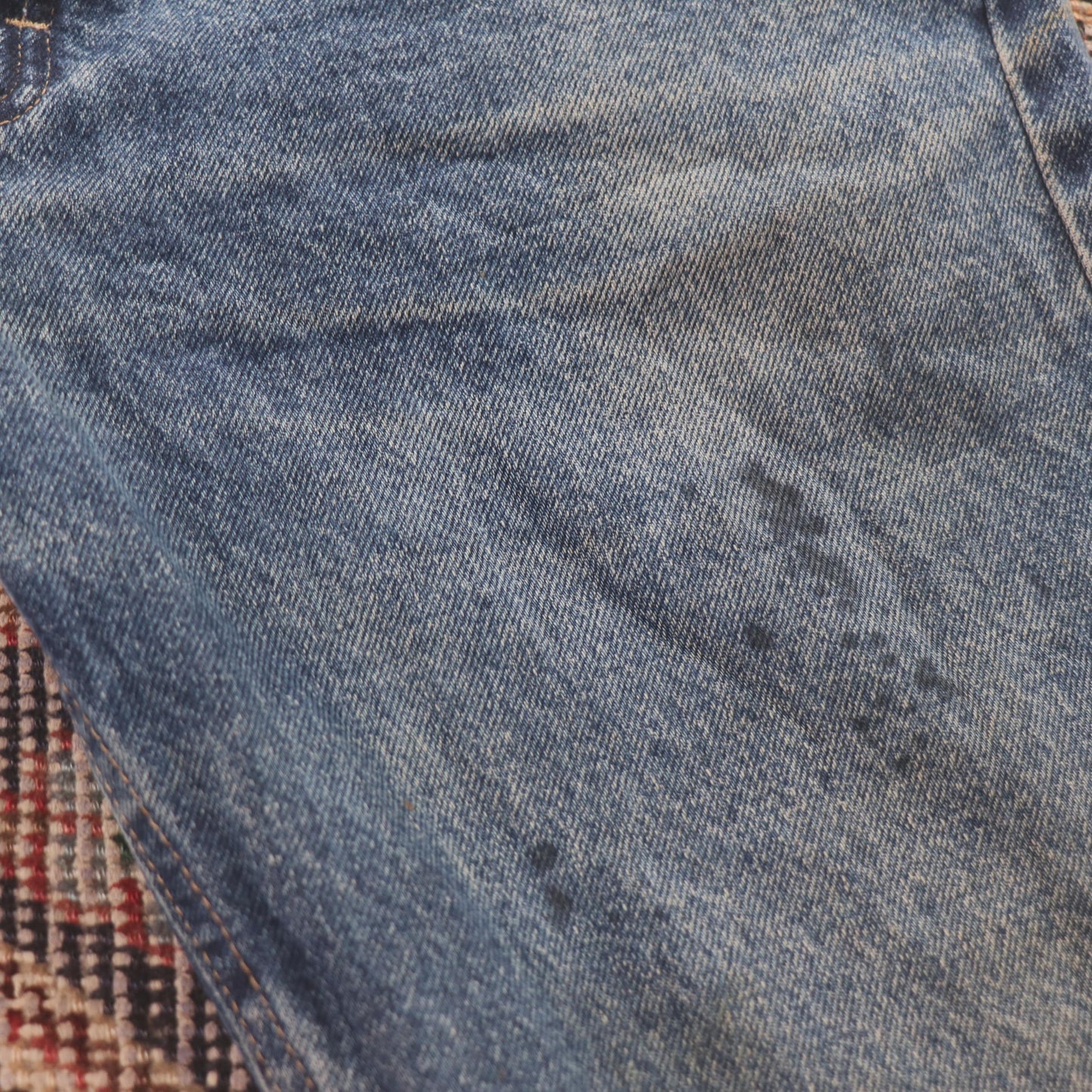 Wrangler W28 L31 Straight Leg Blue Denim Jeans