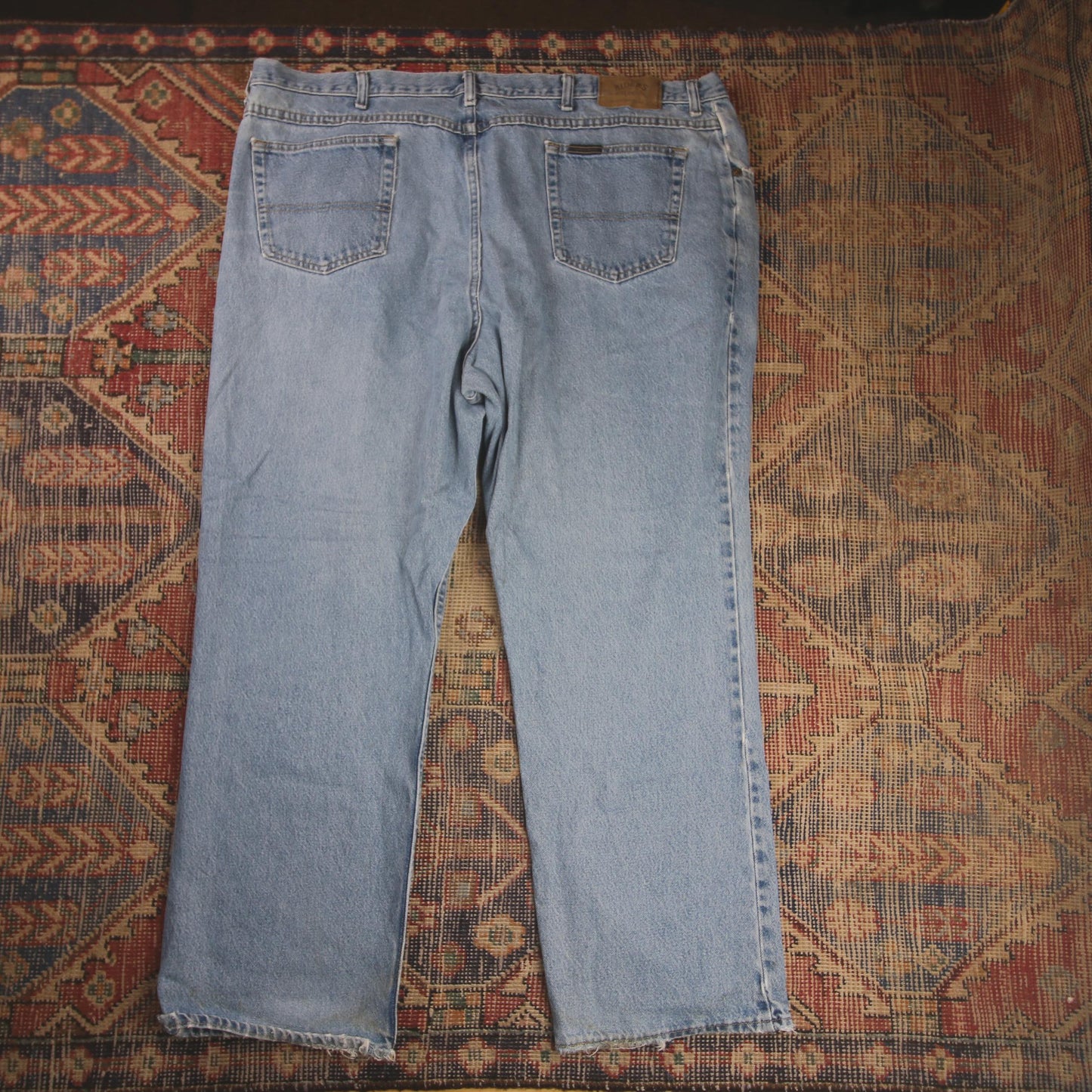 Lee W46 L29 Straight Leg Loose Fit Blue Denim Jeans