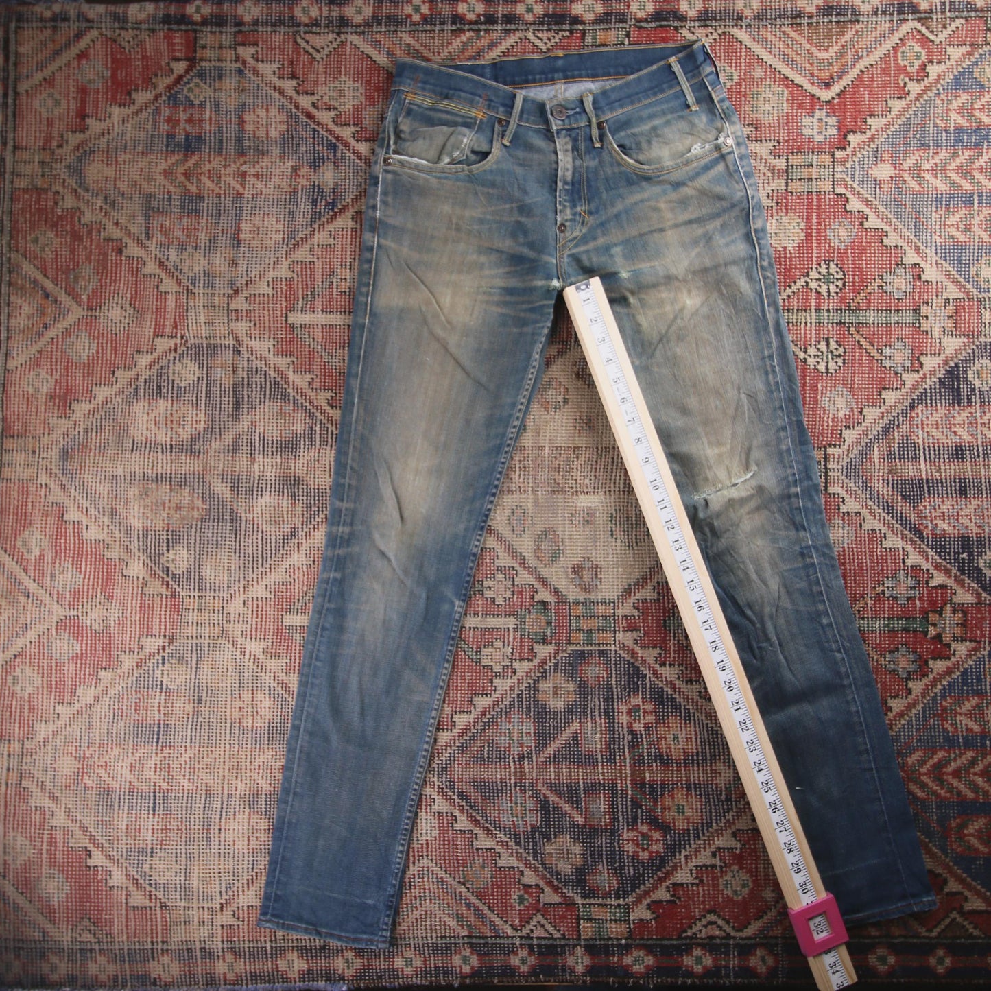 Levi's 511 Red Tab W30 L32 Slim Fit Blue Denim Jeans