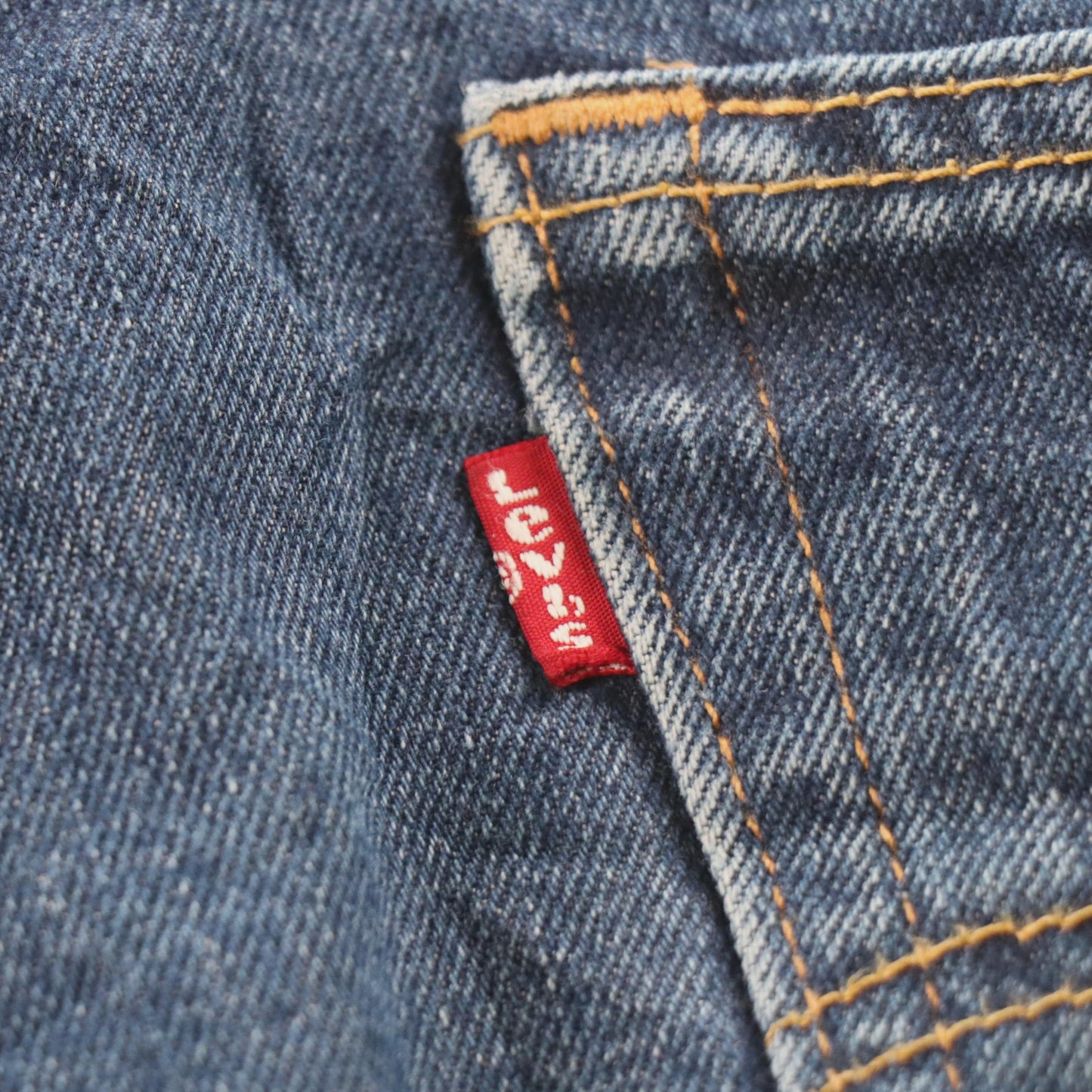 Levi's 505 Red Tab W34 L31 Straight Leg Regular Fit Blue Denim Jeans