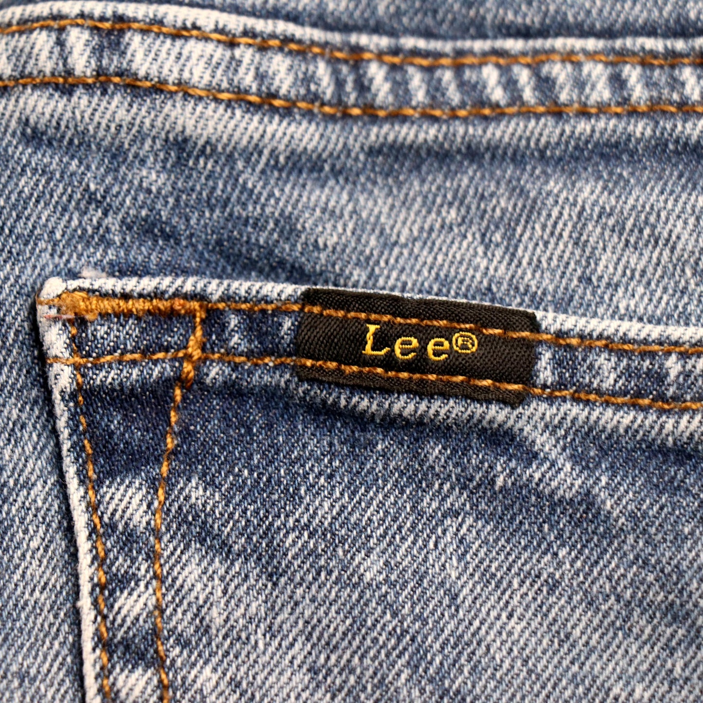 Lee W32 L29 Straight Leg Relaxed Fit Classic Ripped Style Blue Denim Jeans