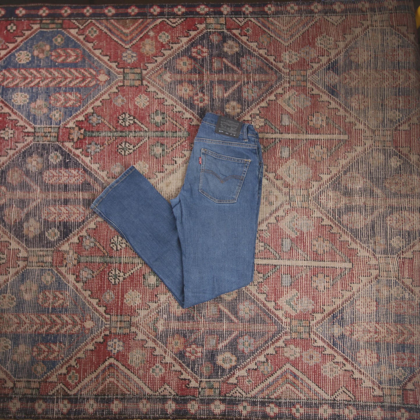 Levi's 511 W26 L28 Slim Fit Blue Denim Jeans
