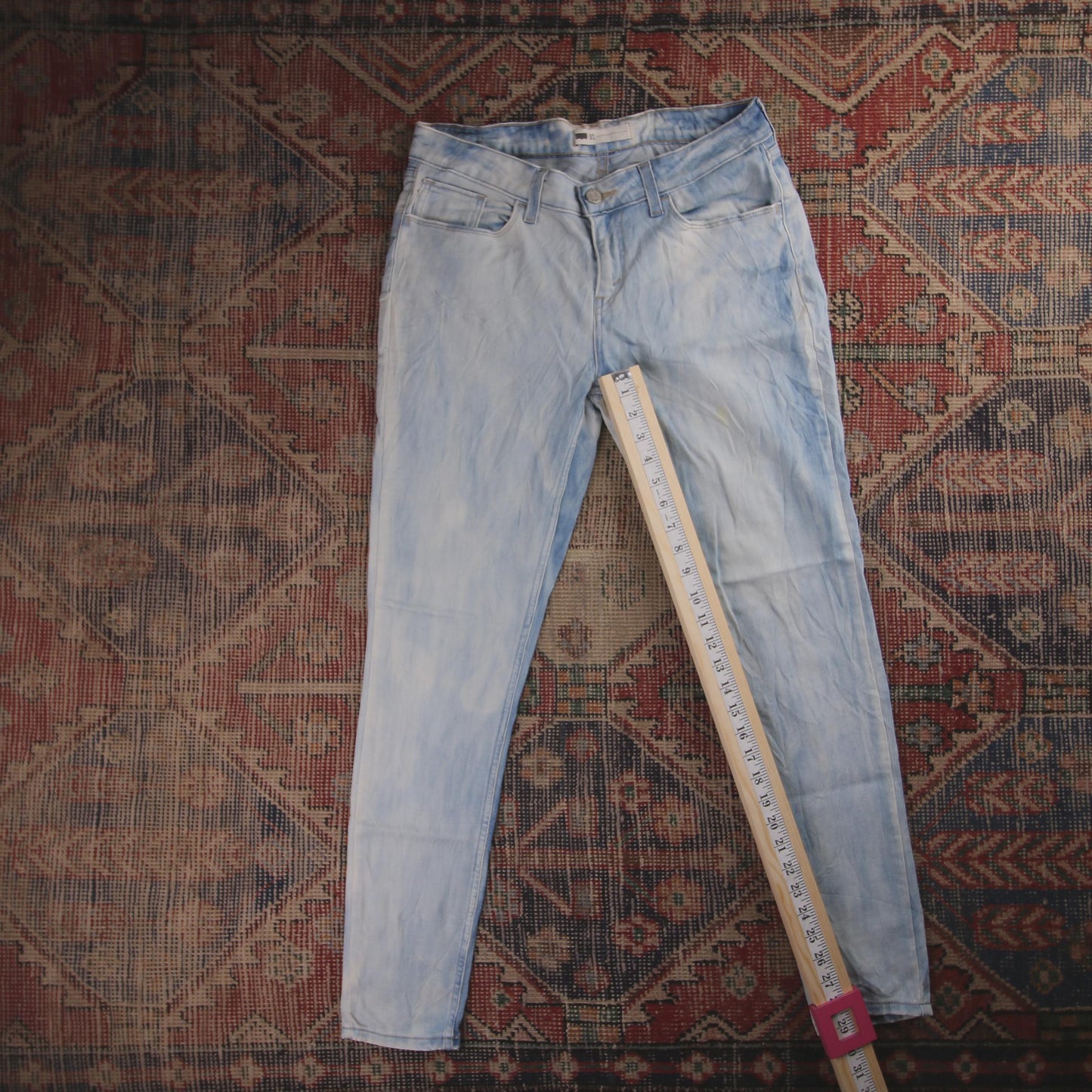 Levi's W32 L29 Skinny Blue Denim Jeans