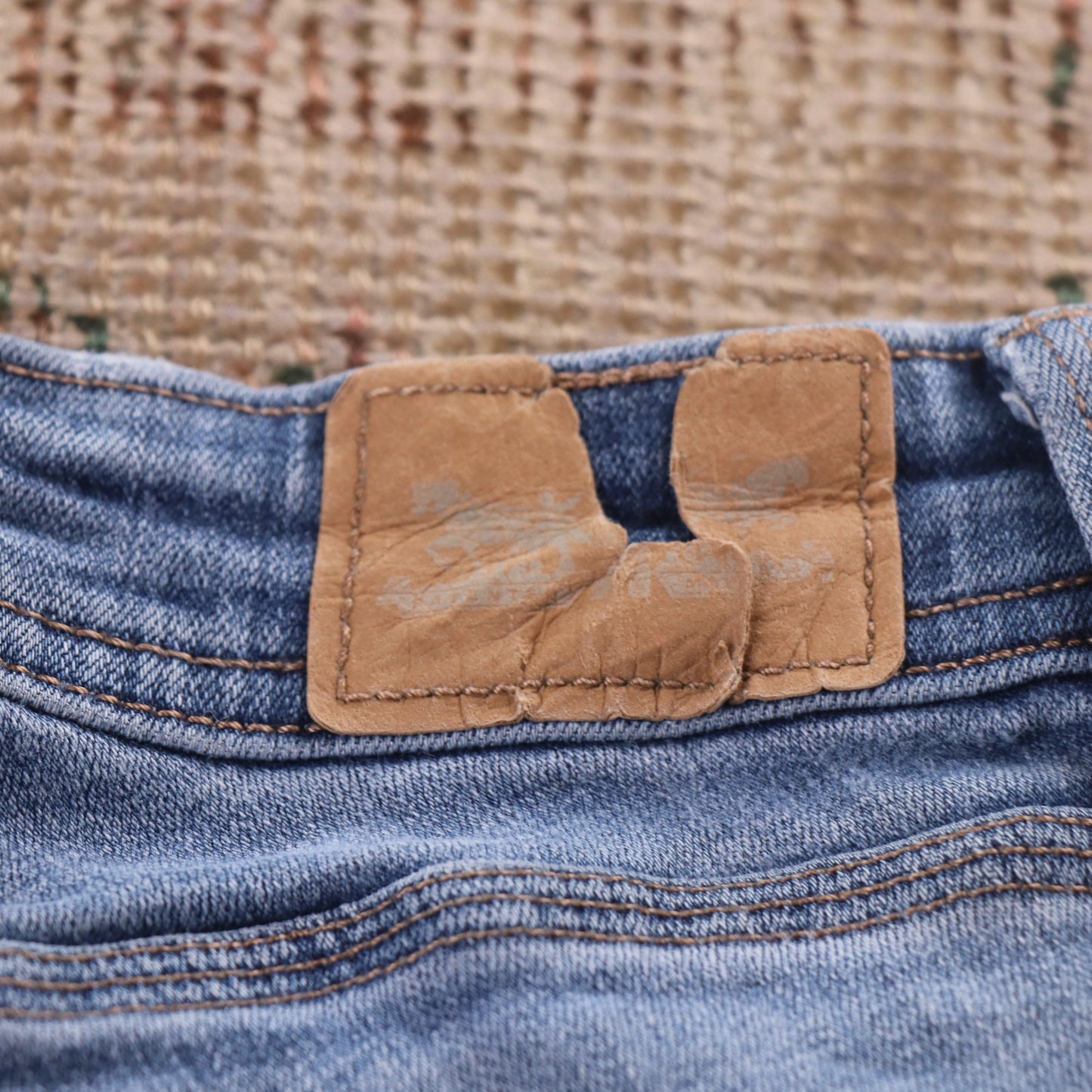 Levi's 712 Red Tab W30 L29 Bootcut Blue Denim Jeans