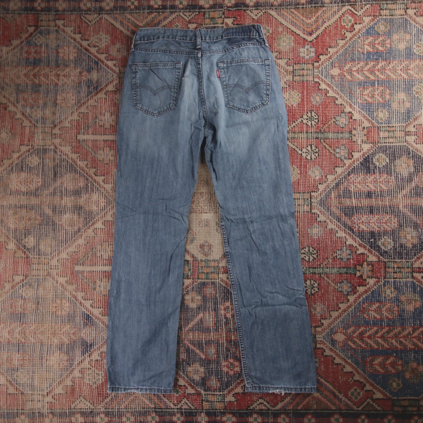 Levi's Red Tab W28 L29 Straight Leg Blue Denim Jeans